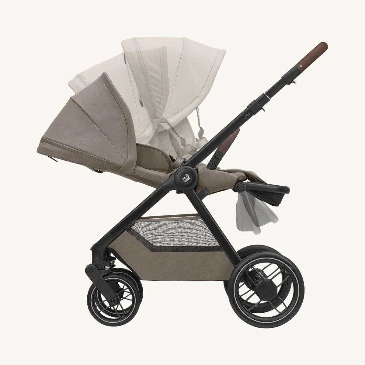 Maxi Cosi Oxford Stroller and Pria LX GCELL Bundle -Twillic Truffle