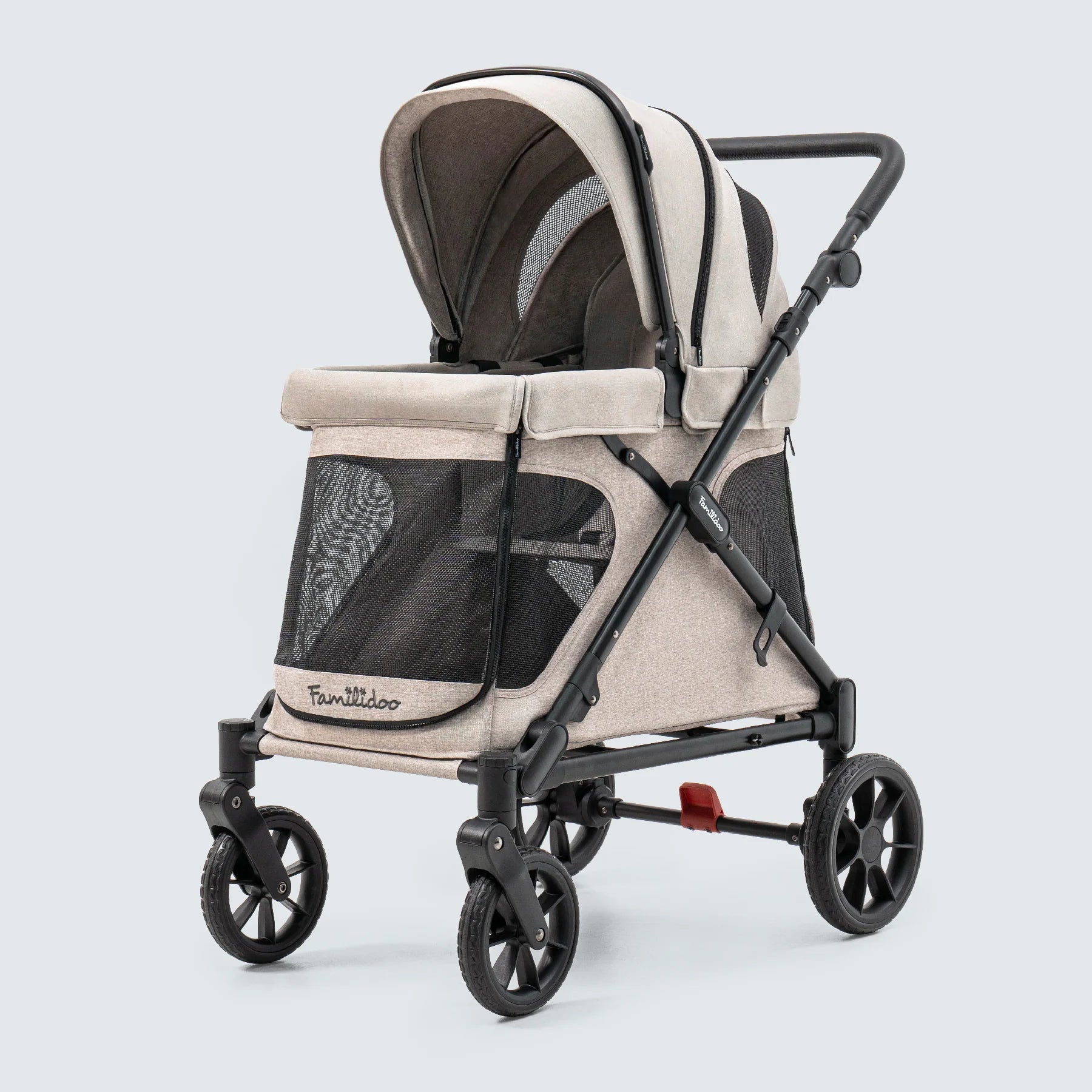 Familidoo Q1 2.0 Wagon Stroller-Ash Rose