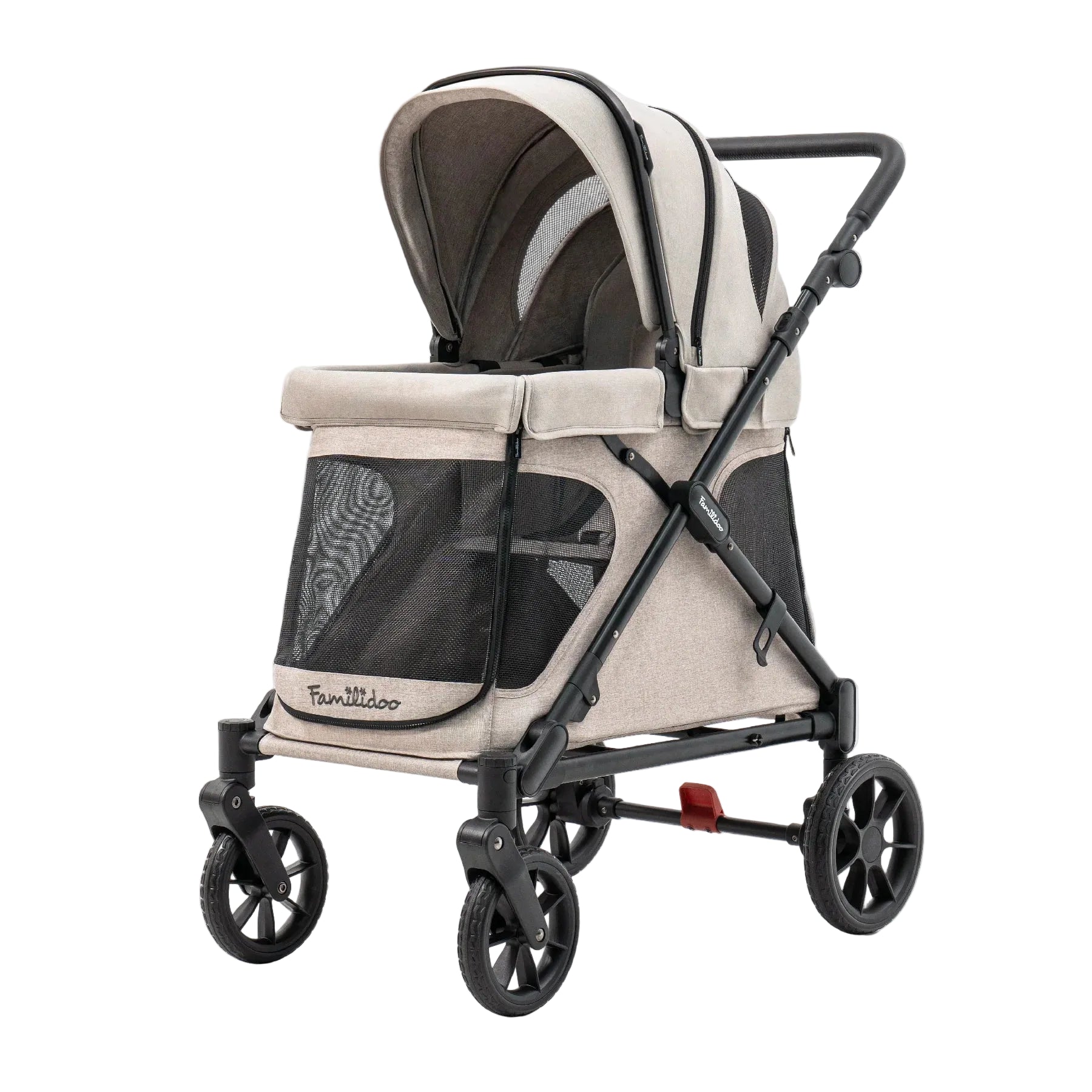 Familidoo Q1 2.0 Wagon Stroller-Ash Rose