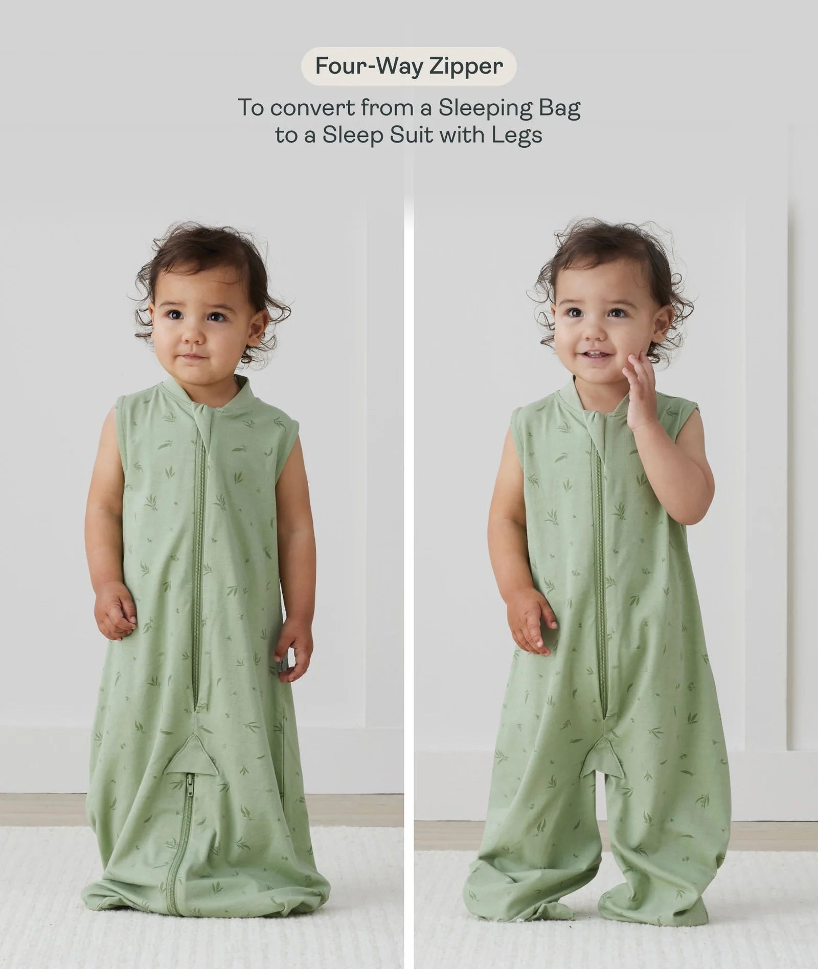 Ergopouch Jersey Sleep Suit Bag 0.2 TOG Daisies (8-24m)