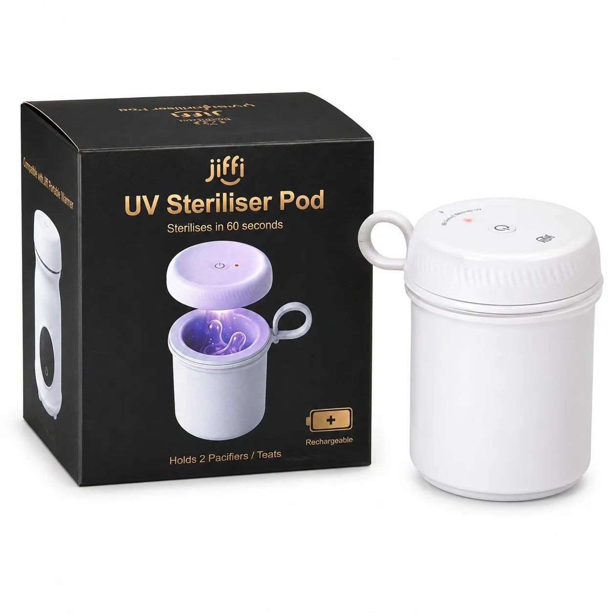 Jiffi Sterilising Pod - White