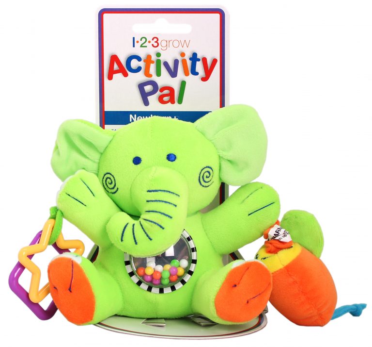 123 Grow Activity Pal – Green Elephant