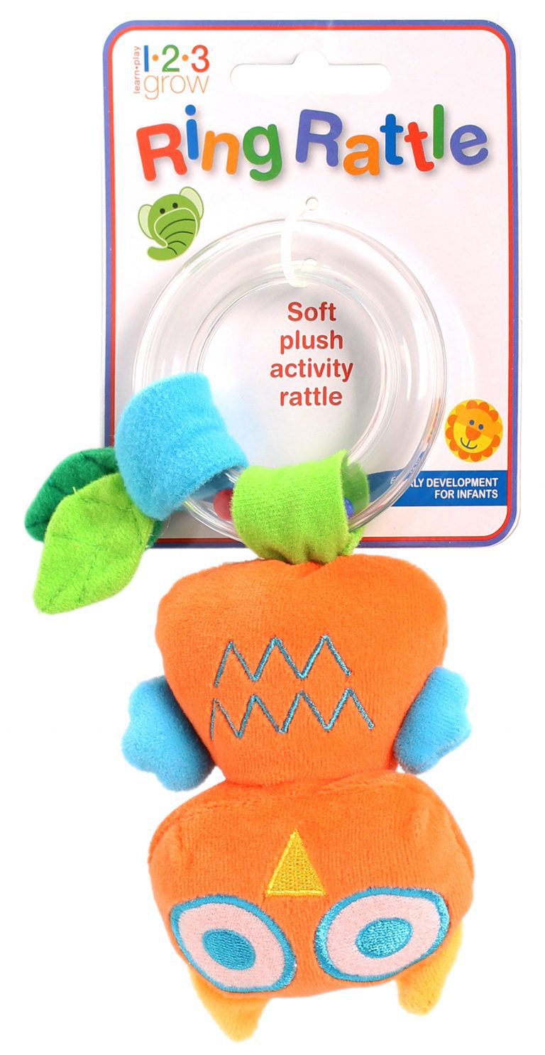 123 Grow Ring Rattle – Owl