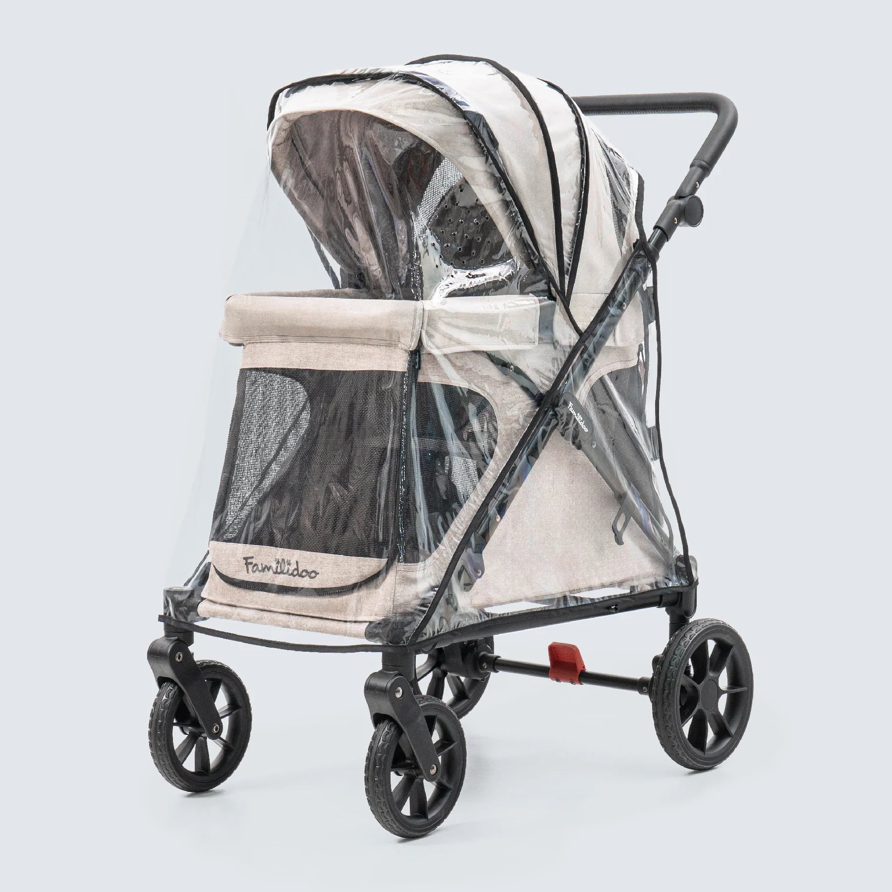 Familidoo Q1 2.0 Wagon Stroller-Ash Rose