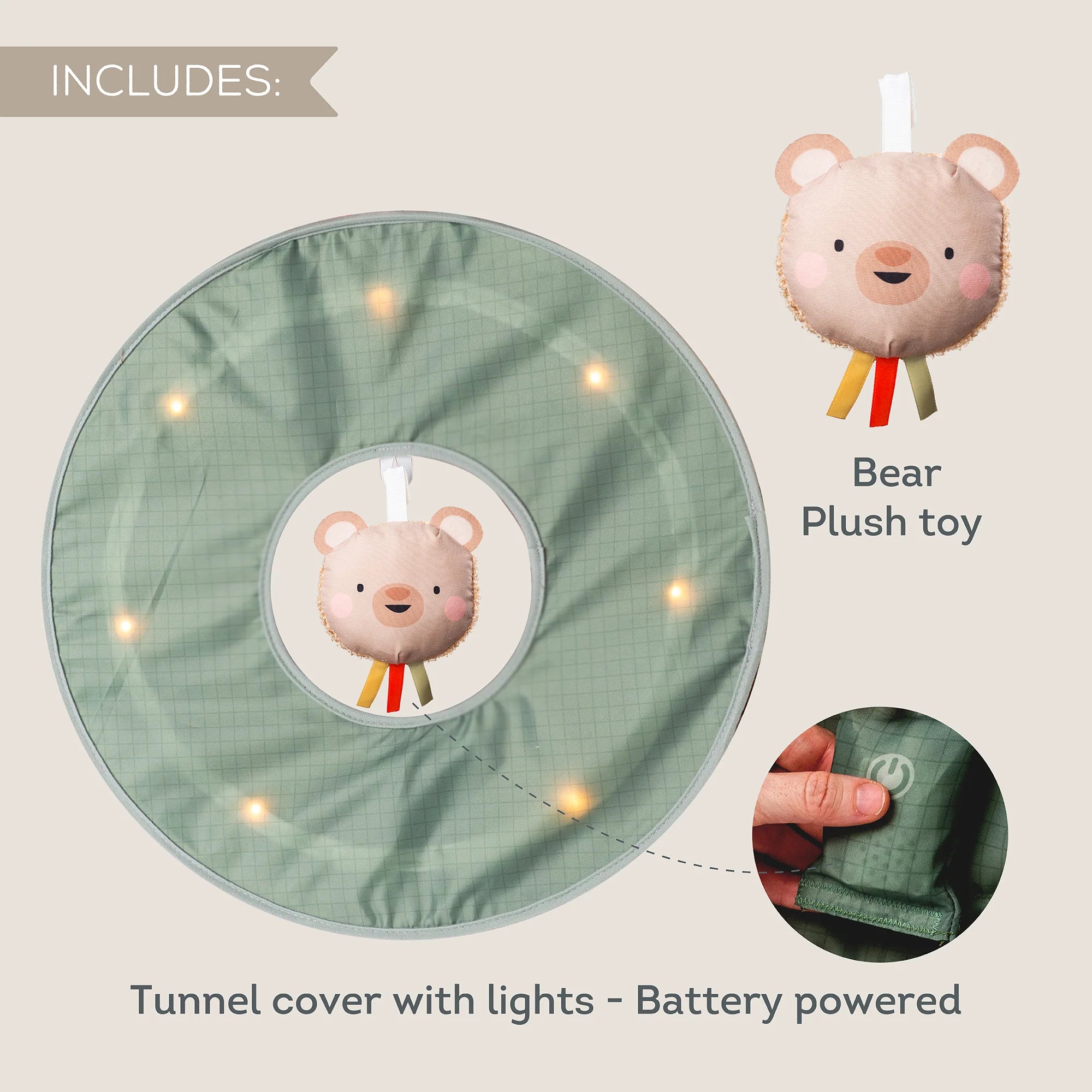 Taf Toys Glow & Go Tunnel 6M+