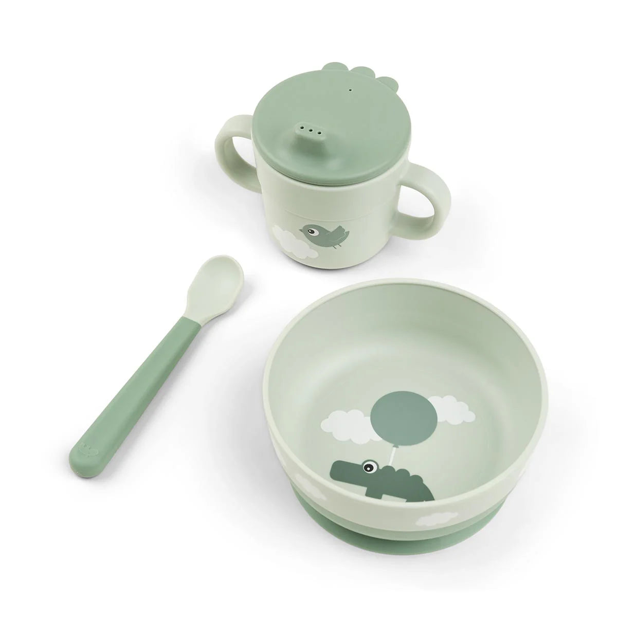 Done by Deer Foodie First Meal Set-Green