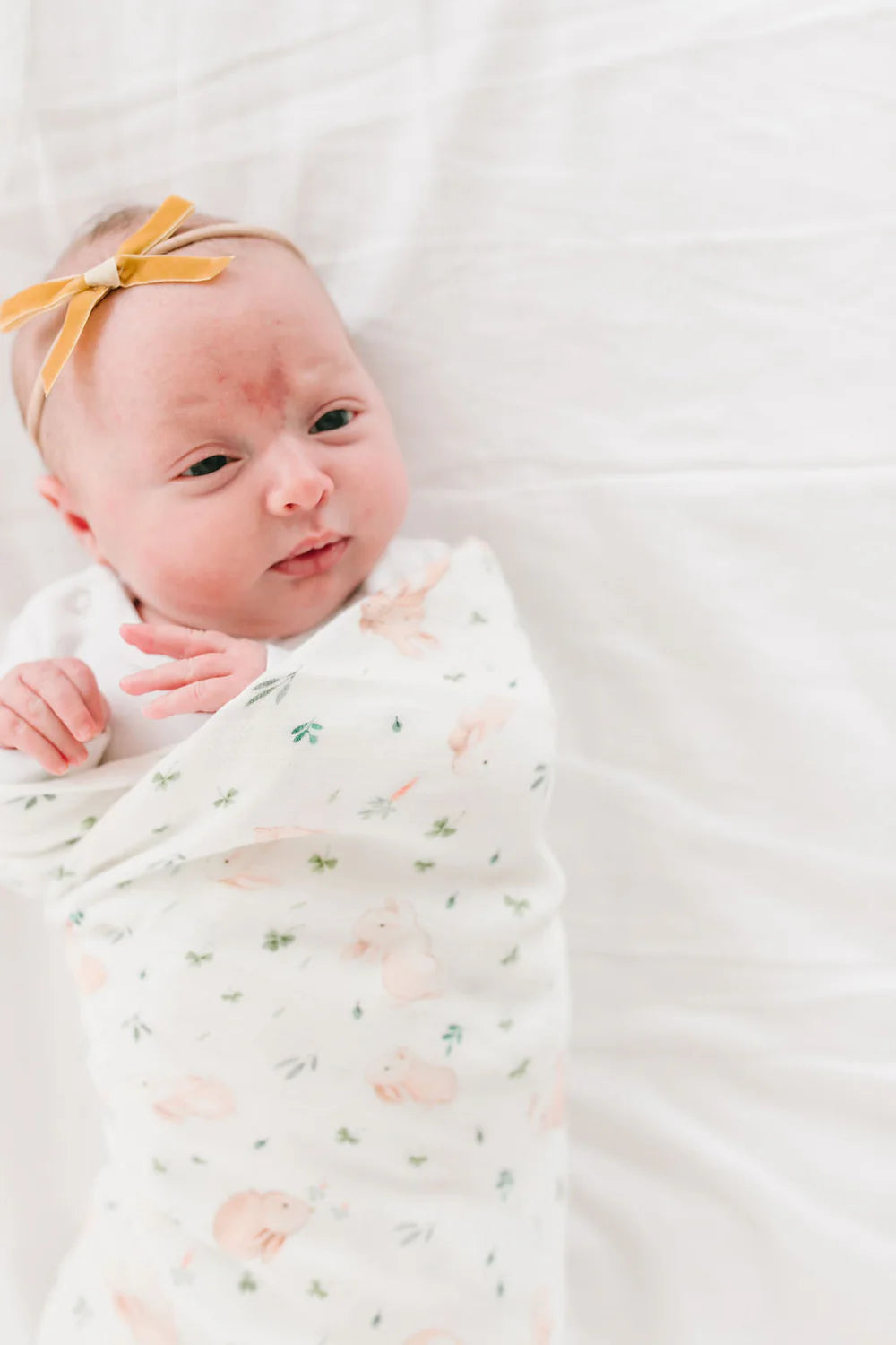 LouLou Lollipop, Muslin Swaddle - Bunny Meadow
