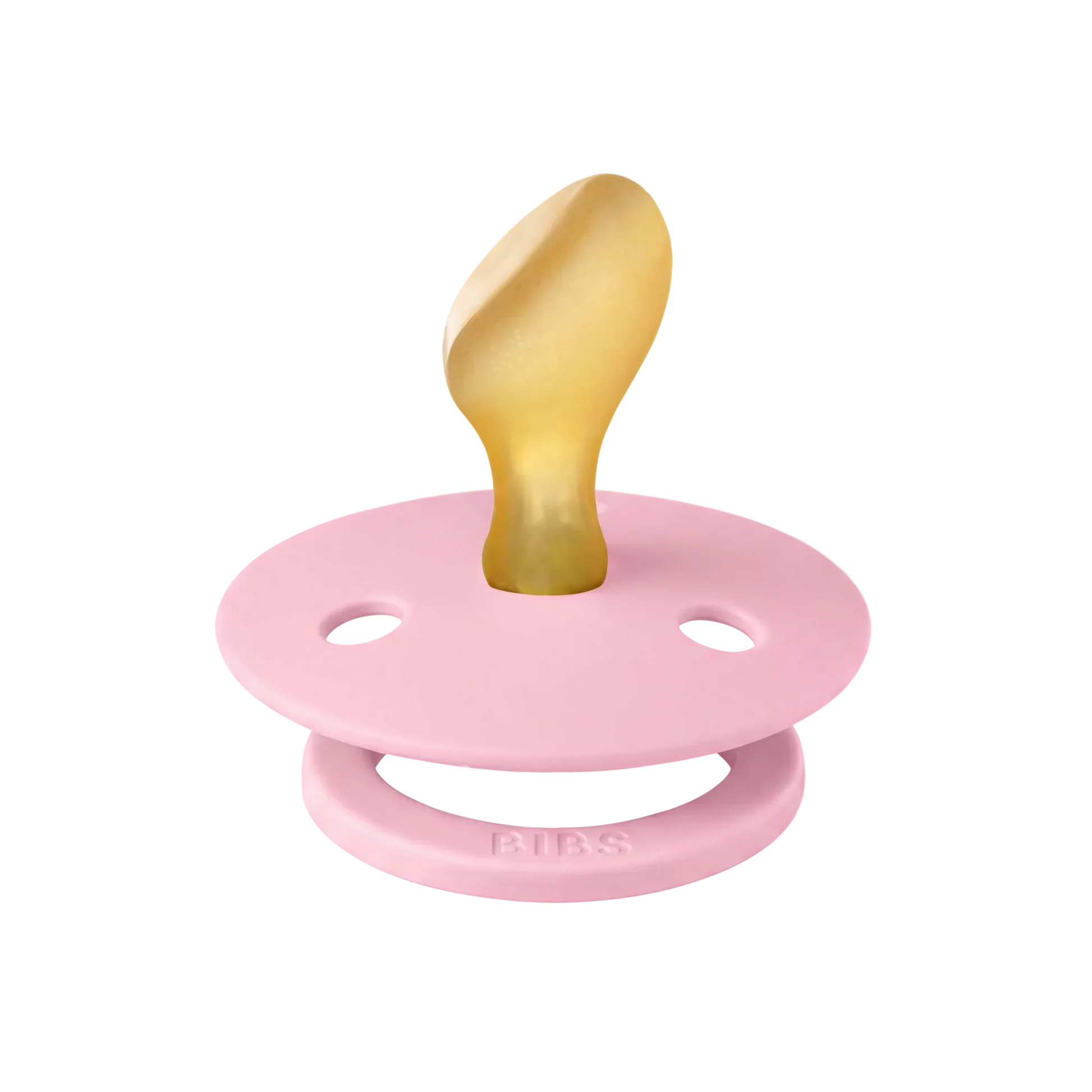 BIBS Colour Pacifiers 2 Pack - Baby Pink/Tango