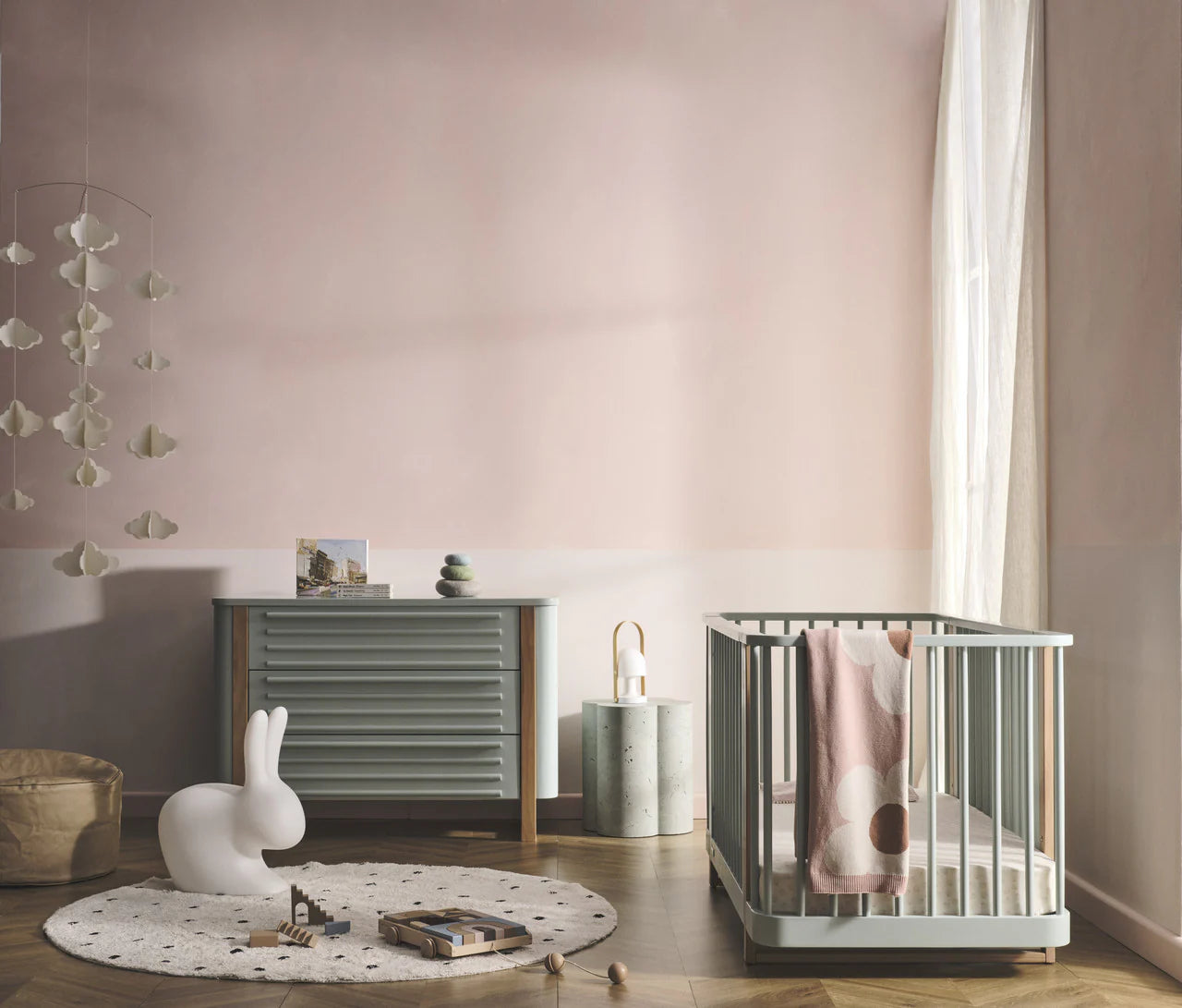 Seena Pisa nursery package Green and sandstone+ Free Gift