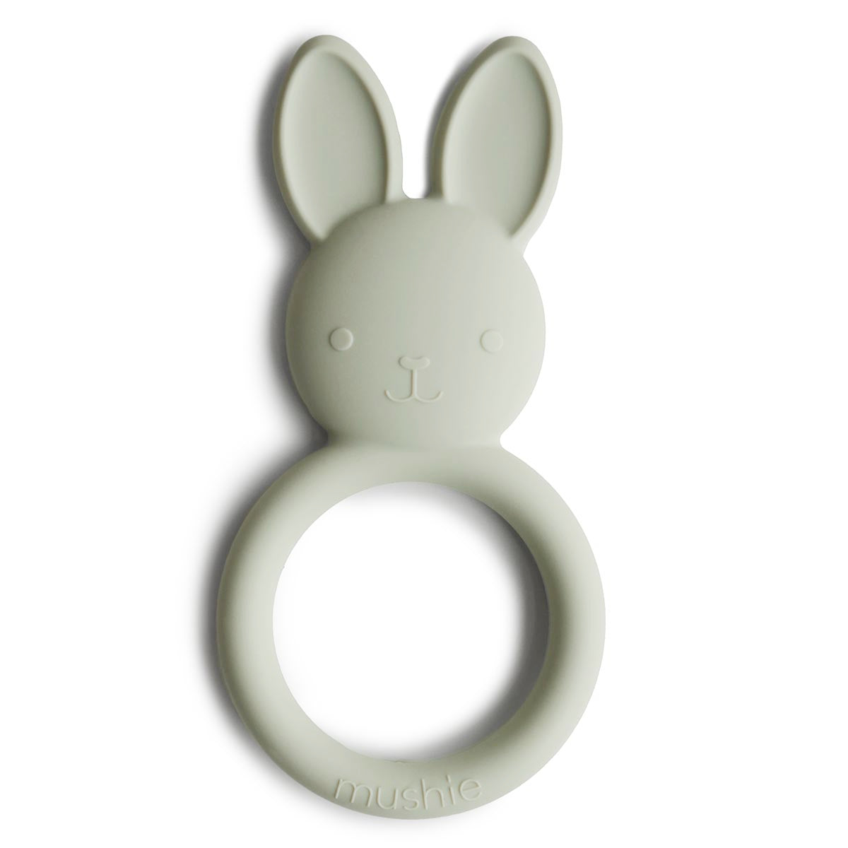 Mushie Bunny Teether-Sage - Tiny Tots Baby Store