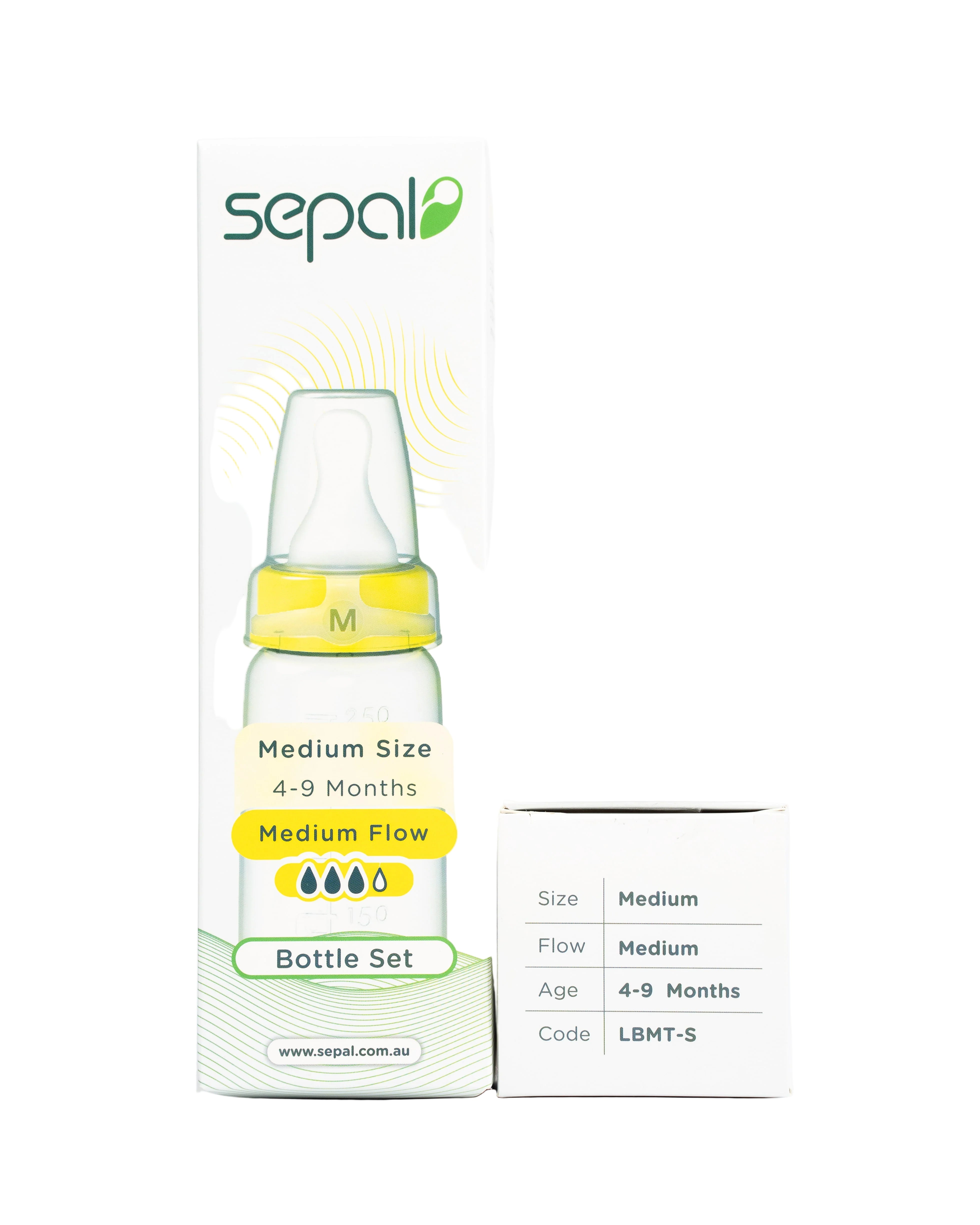 Sepal 250ml Bottle Set | Medium Teat | Medium Flow