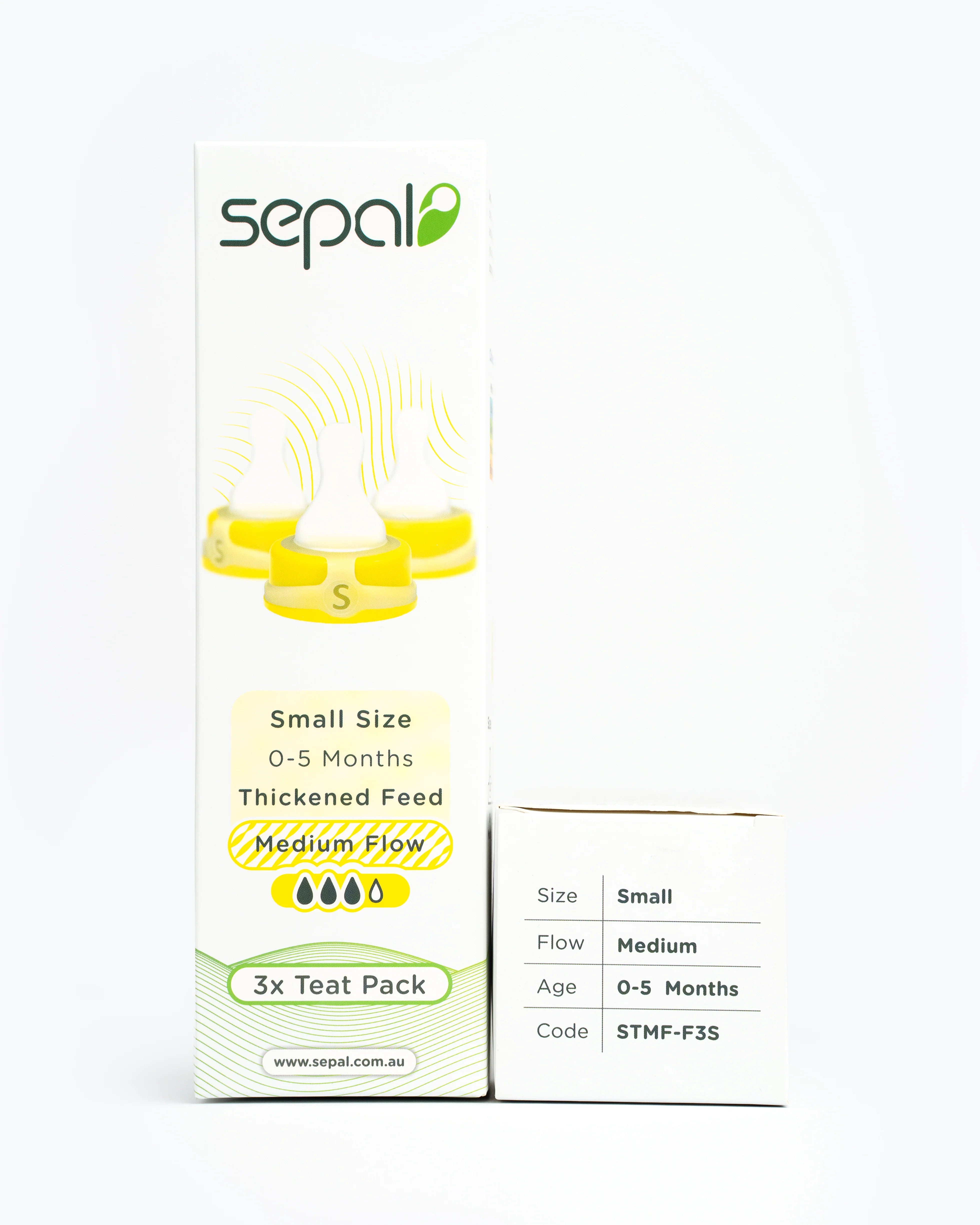 Sepal 3 Pack Teats | Small Teat | Medium Flow