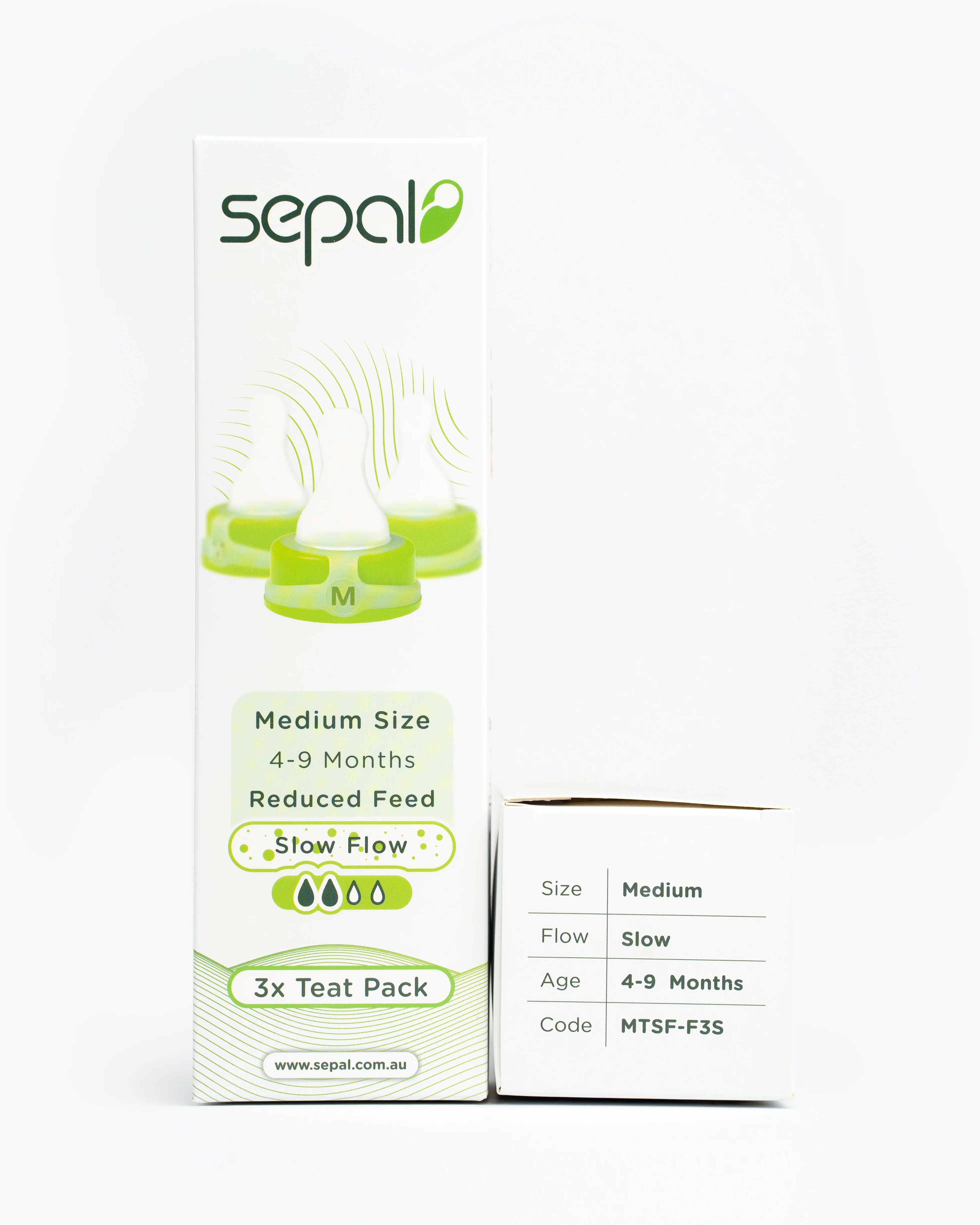 Sepal 3 Pack Teats | Medium Teat | Slow Flow