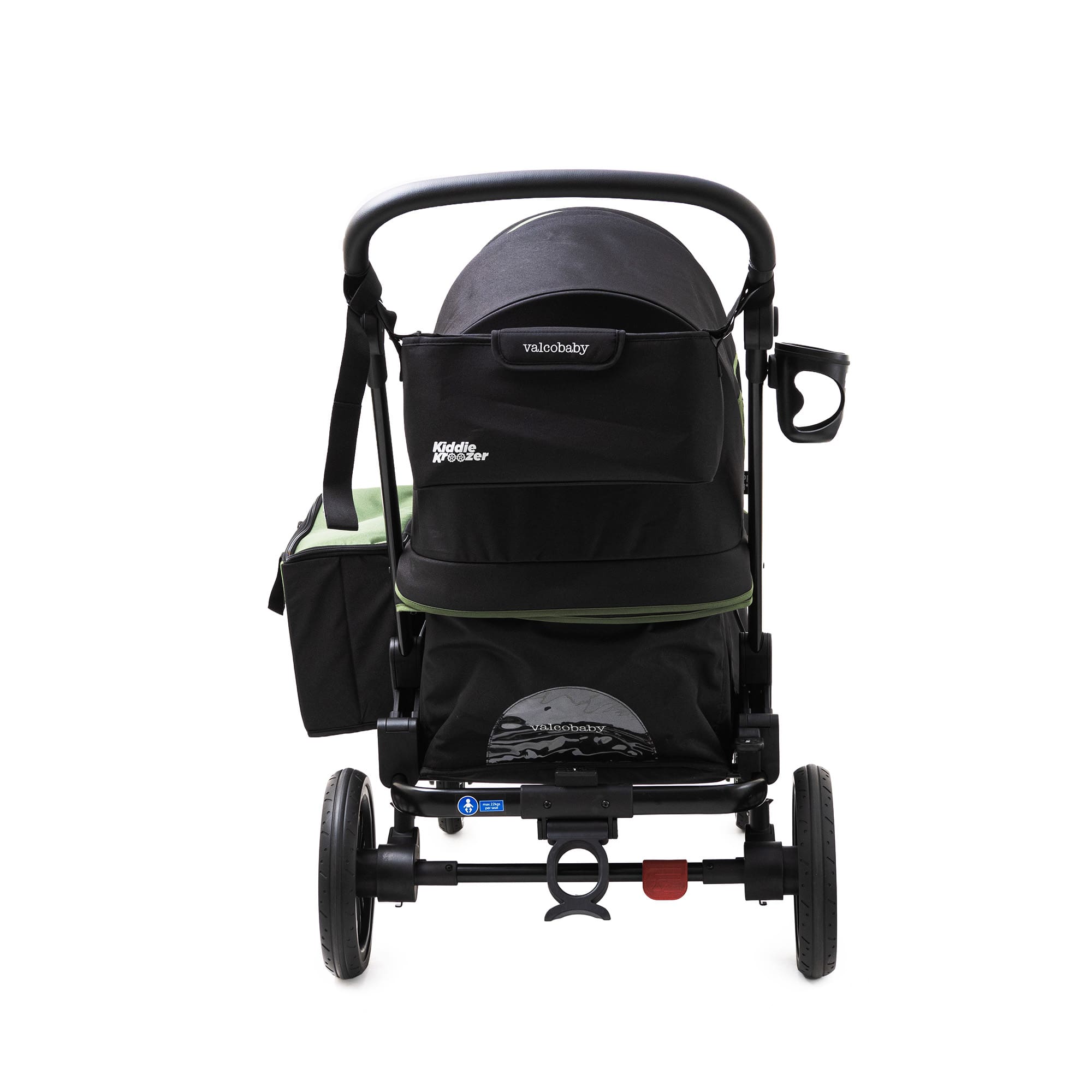 Valcobaby Kiddie Kroozer Wagon Stroller-BLACK