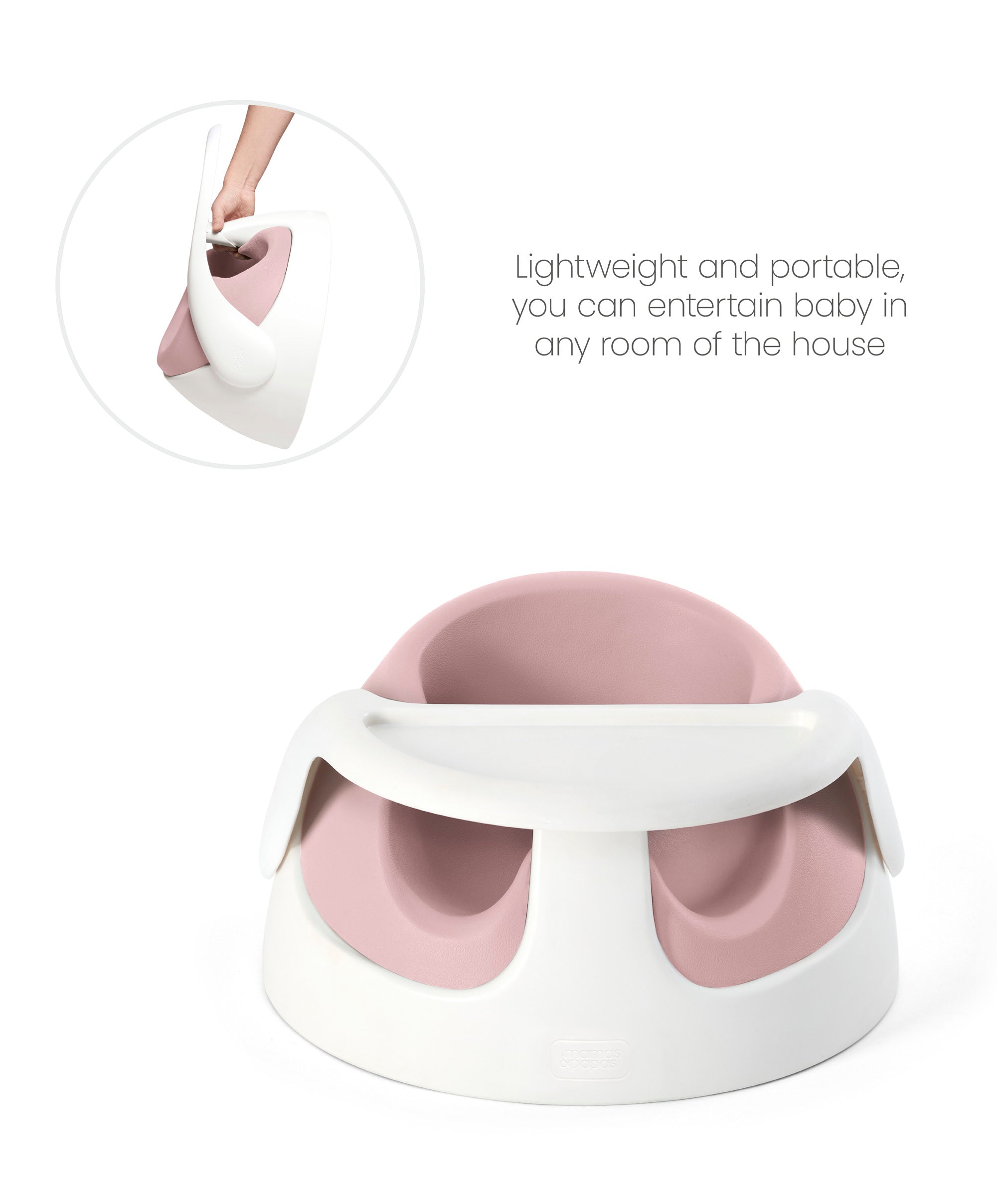 Mamas & Papas Snug Floor Seat with Activity Tray - Blossom - Tiny Tots Baby Store