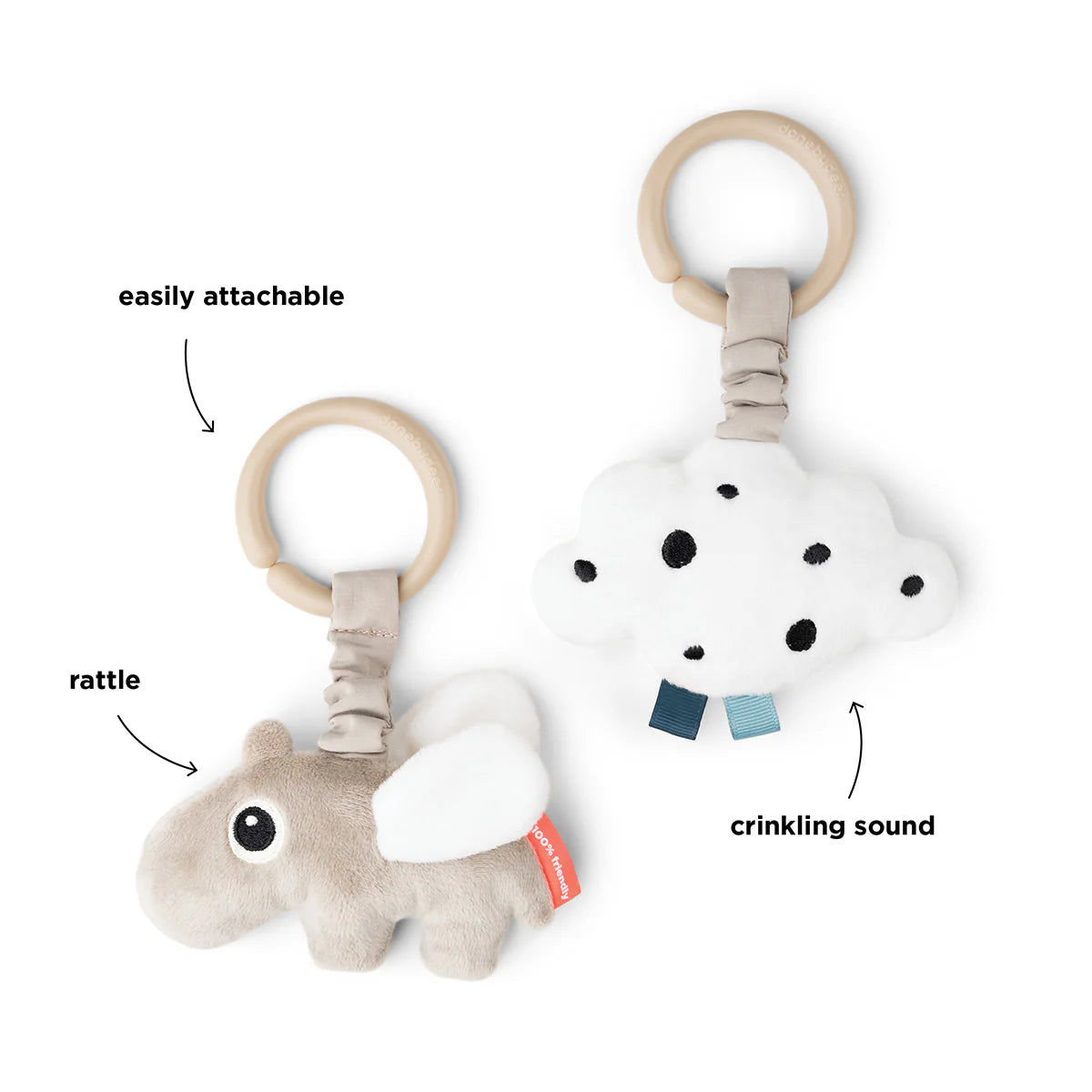 Done by Deer Hanging Activity Toy Sand