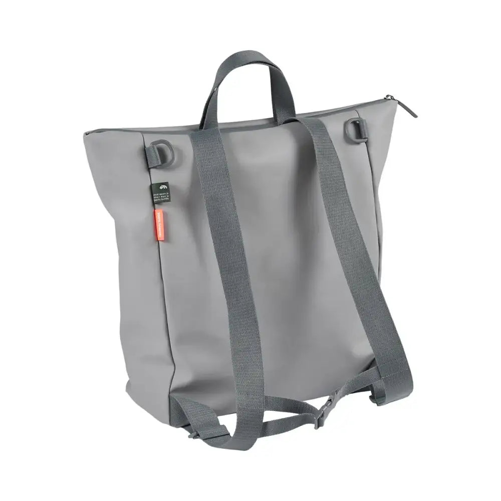 Gray deer changing backpack with straps, made of recycled polyester for Toshi Baby