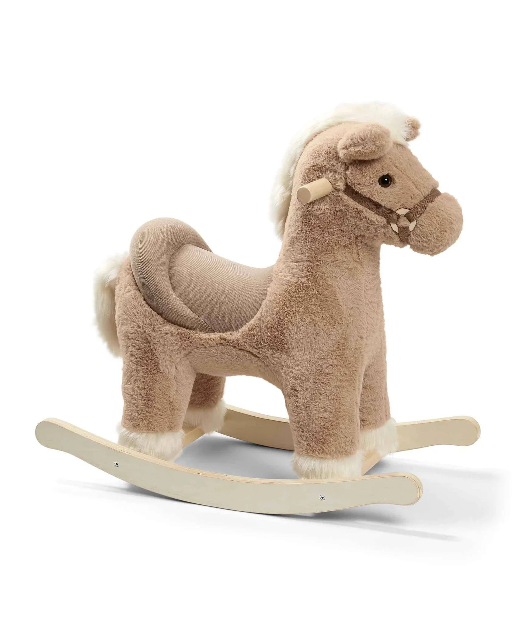 Plush Rocking Horse from Mamas & Papas Rocking Animal Bugsy, perfect for baby strollers