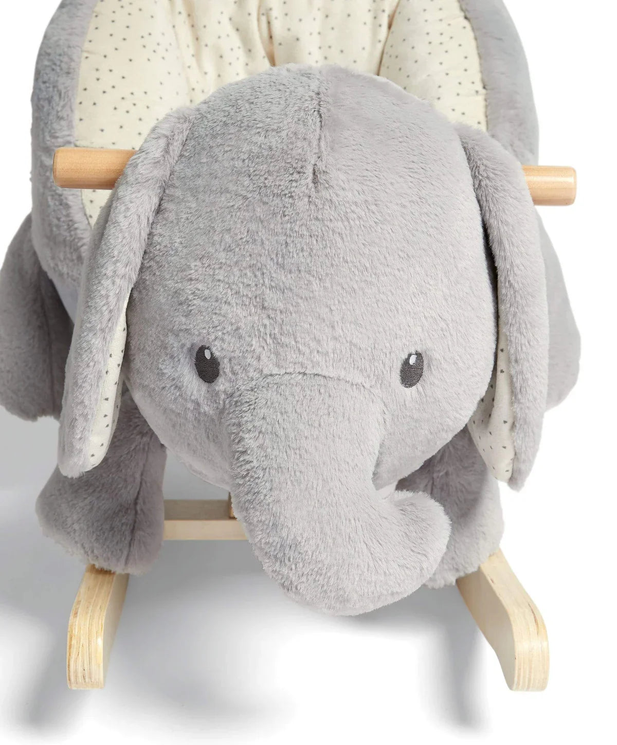 Adorable gray papas rocking elephant baby rocker from Mamas & Papas Rocking Elephant Ellery