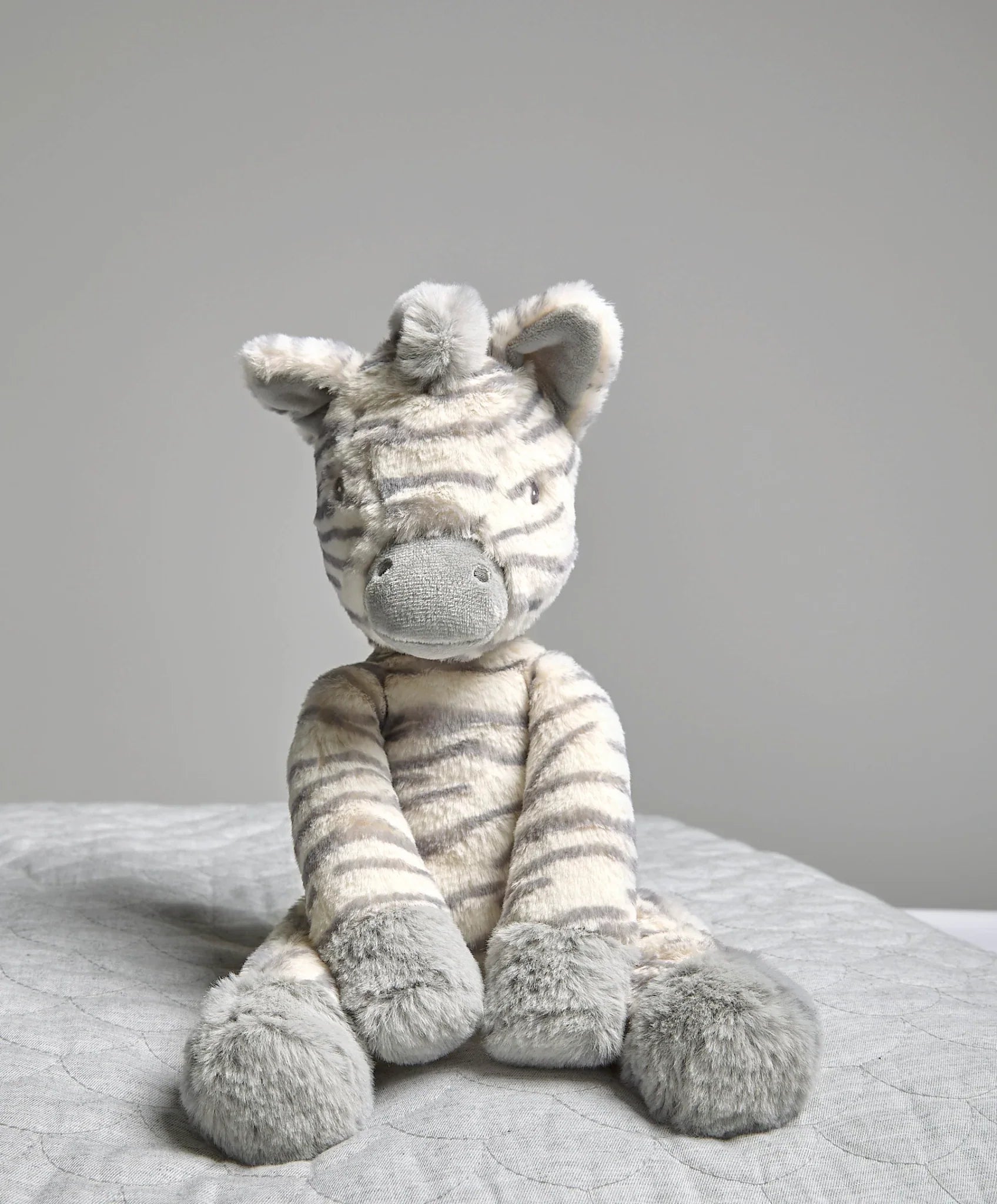 Soft striped plush zebra toy from Mamas & Papas Welcome to the World collection