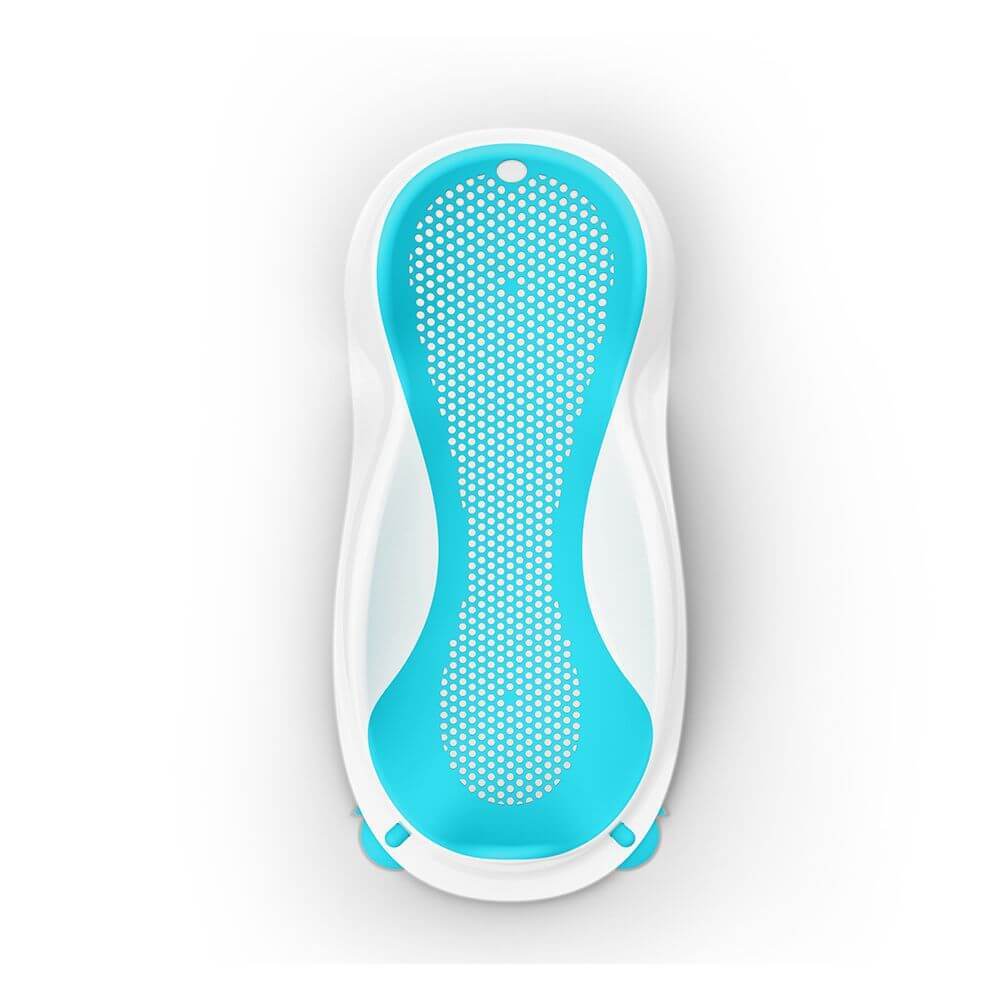 Blue and white baby bath support for Toshi Baby Bath or Angelcare Bath Support Fit