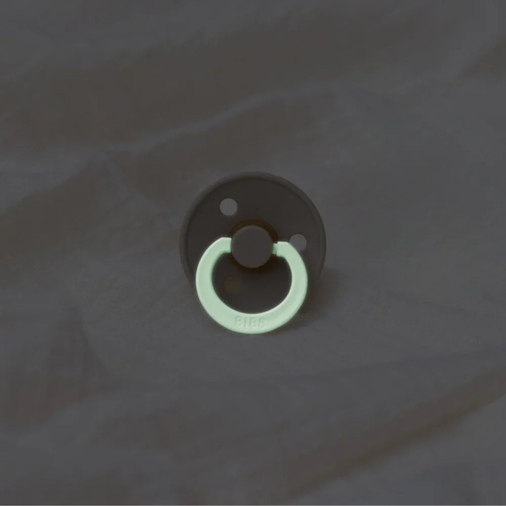 Dark pacifier with glowing handle perfect for toshi baby and night glow sage vibes