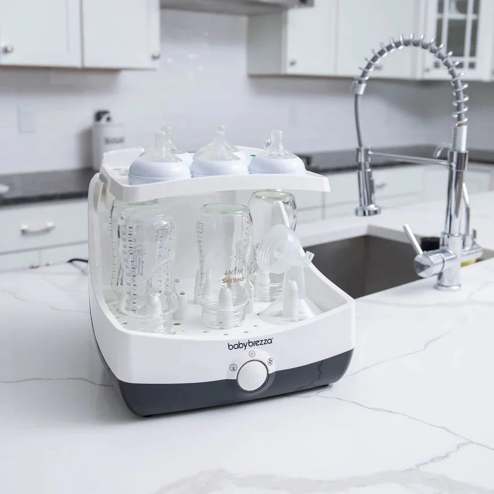 Baby Brezza Wash and Prepare Bundle with formula pro advanced baby bottle washer and sterilizer