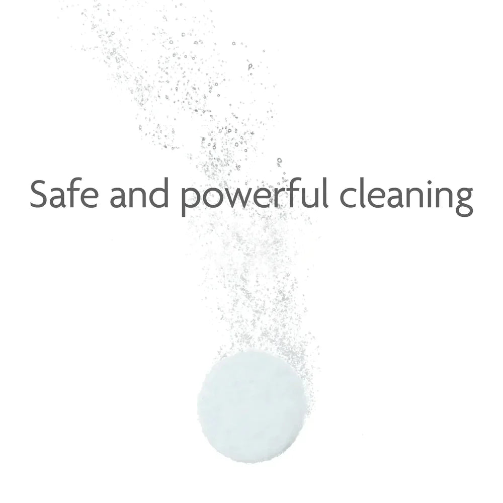 Effervescent cleaning tablet for Baby Brezza Bottle Washer Pro by Toshi Baby