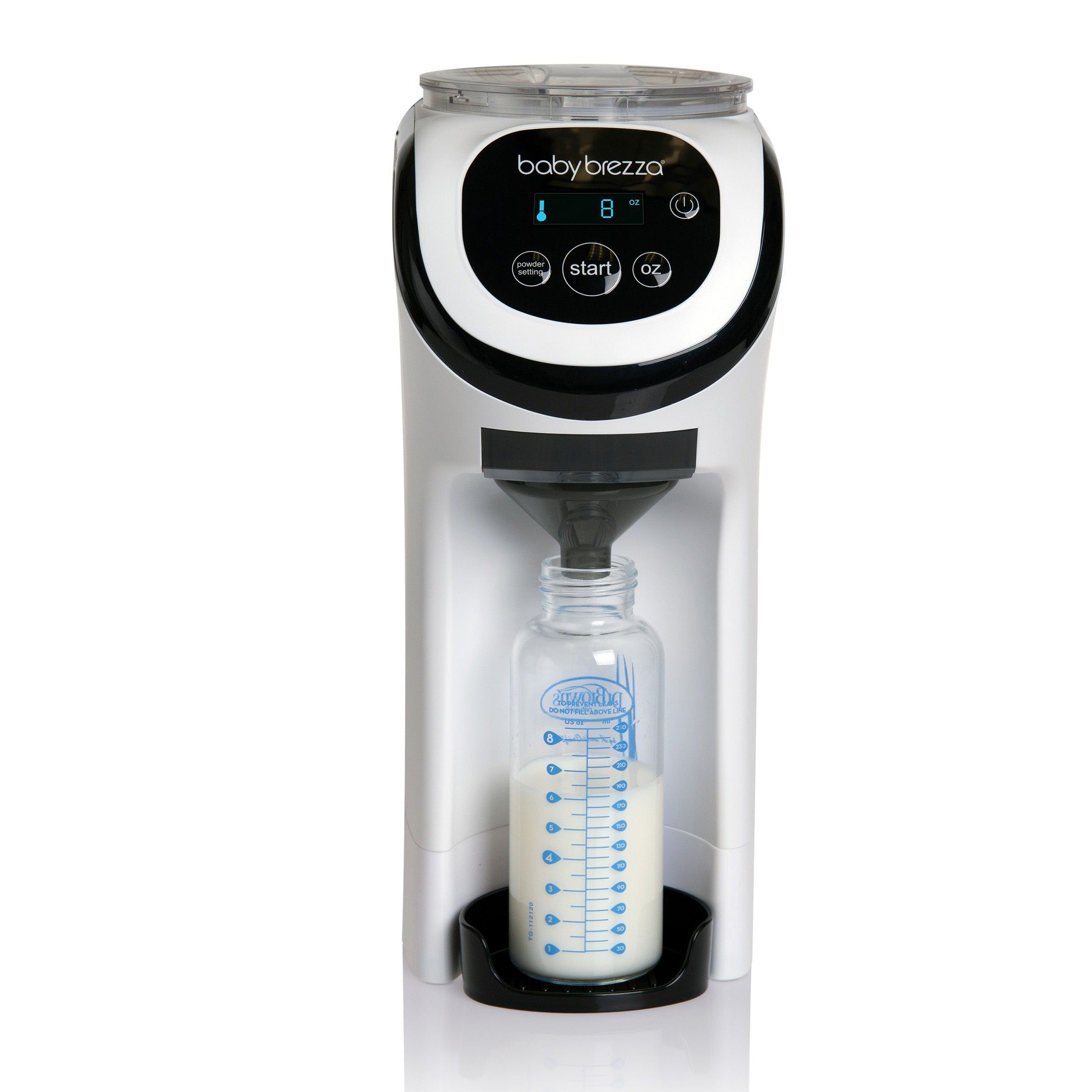 Baby Brezza Formula Pro Advanced Mini with bottle for perfect toshi baby feeding