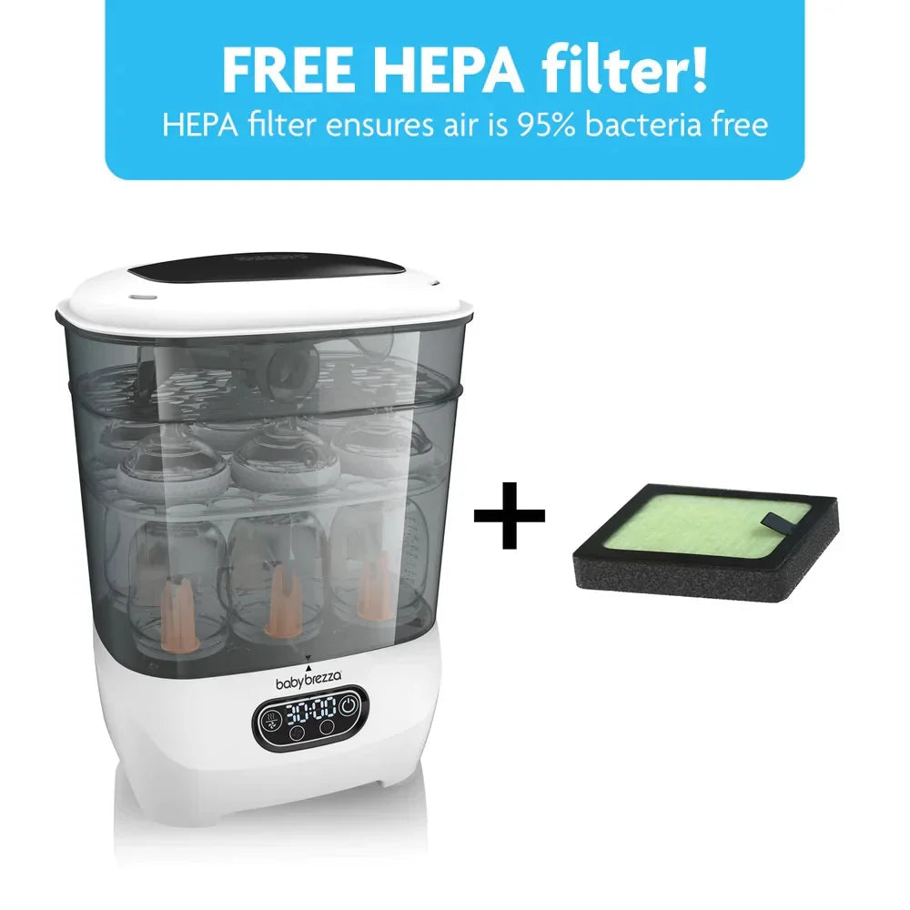 Baby Brezza One Step Steriliser-Dryer Advanced with HEPA filter for easy baby care