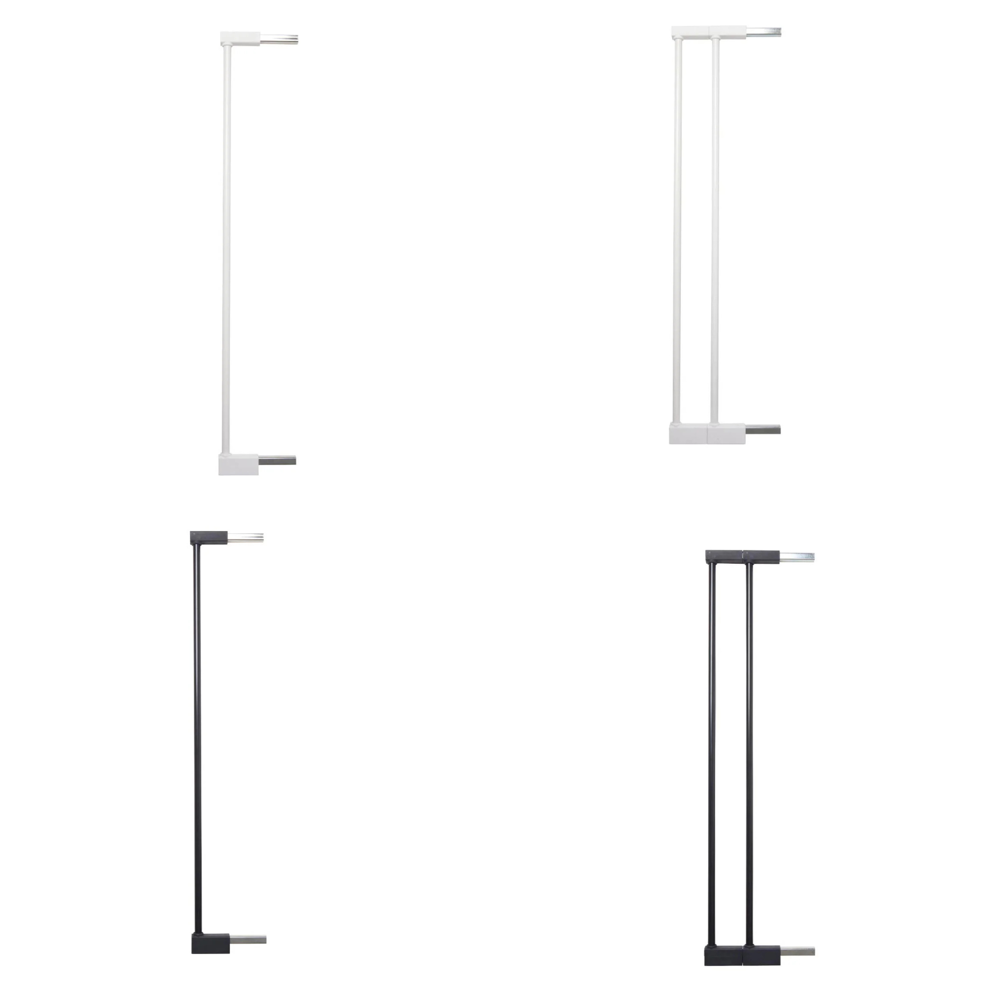 Four metal babydan premier gate extensions for true pressure fit baby strollers