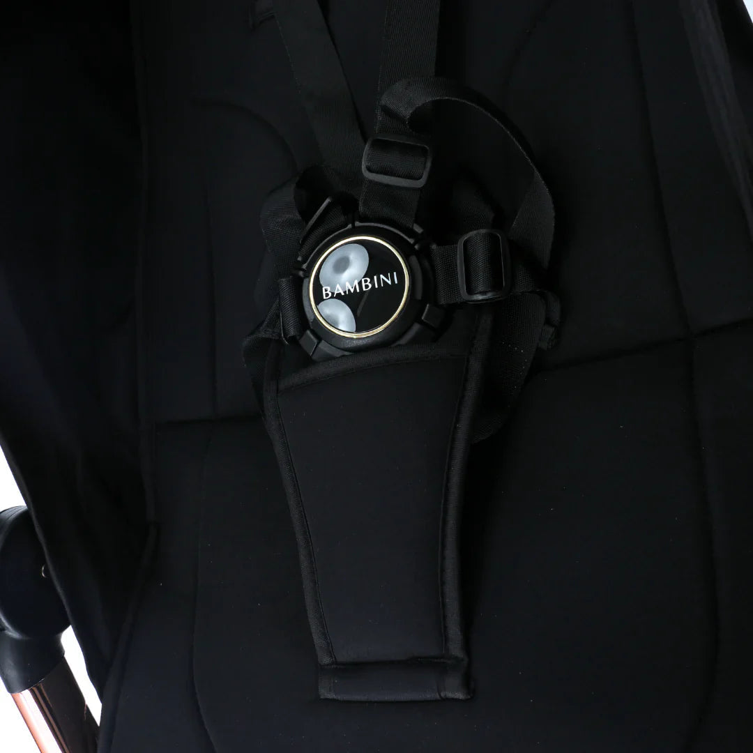 Black baby stroller harness for Bambini Prams Paris Travel Stroller Paris Travel Stroller baby strollers