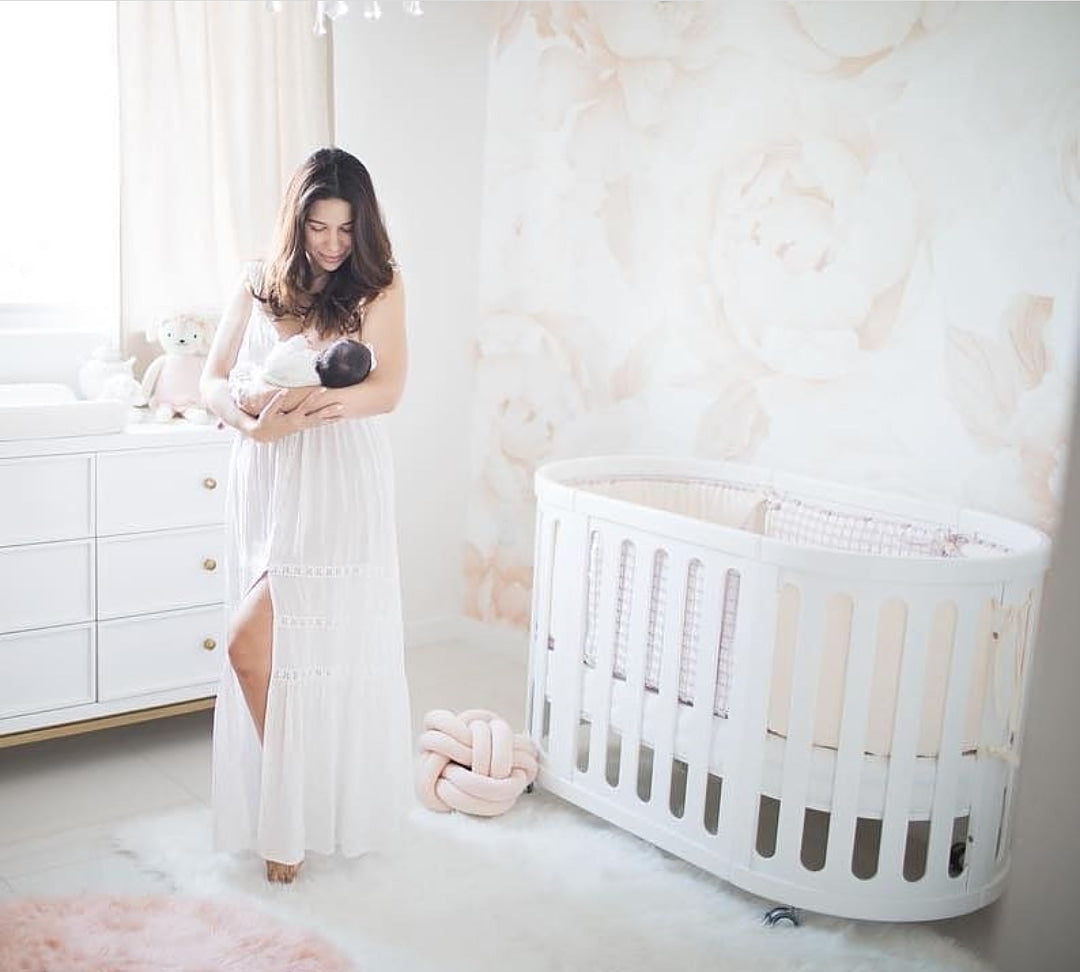 Cocoon NEST 4in1 Cot and mattress Set - WHITE | Essential Starter Cot Package