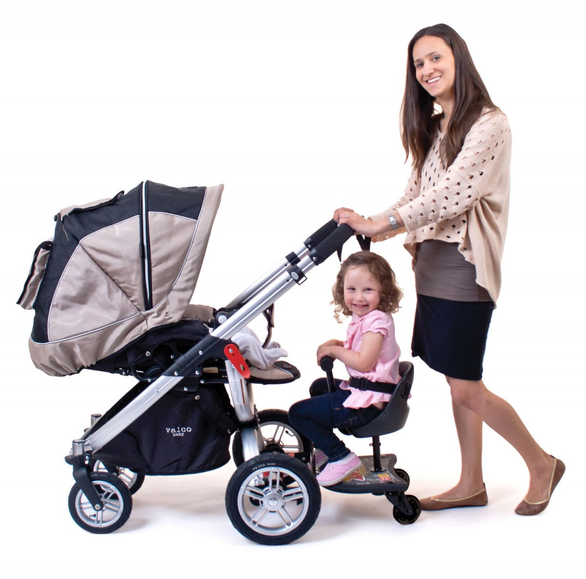 Vee Bee EZ Rider stroller with attached child seat, perfect for baby strollers and more