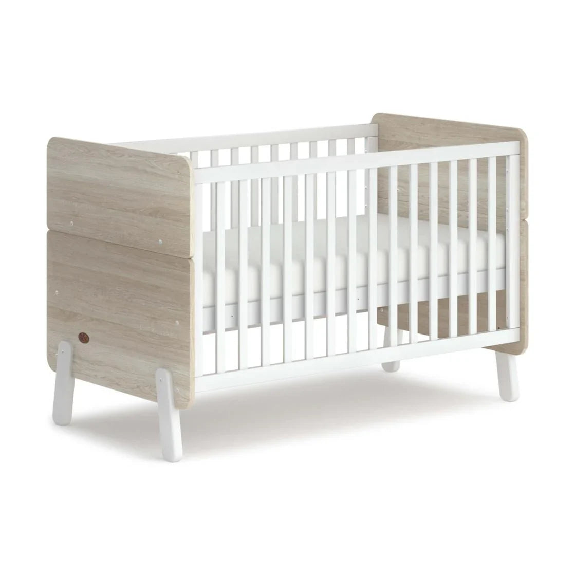 Wooden Boori Natty Cot Bed perfect for baby romper Eva and nursery decor