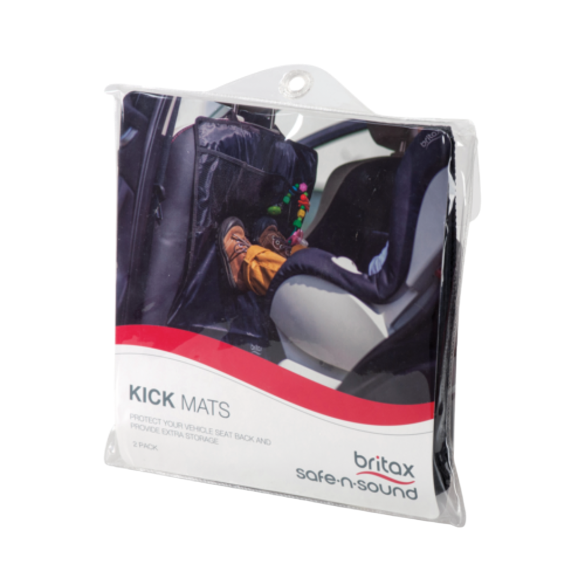 Packaged Britax Car Seat Kick Mats for babies, perfect for toshi baby and baby strollers