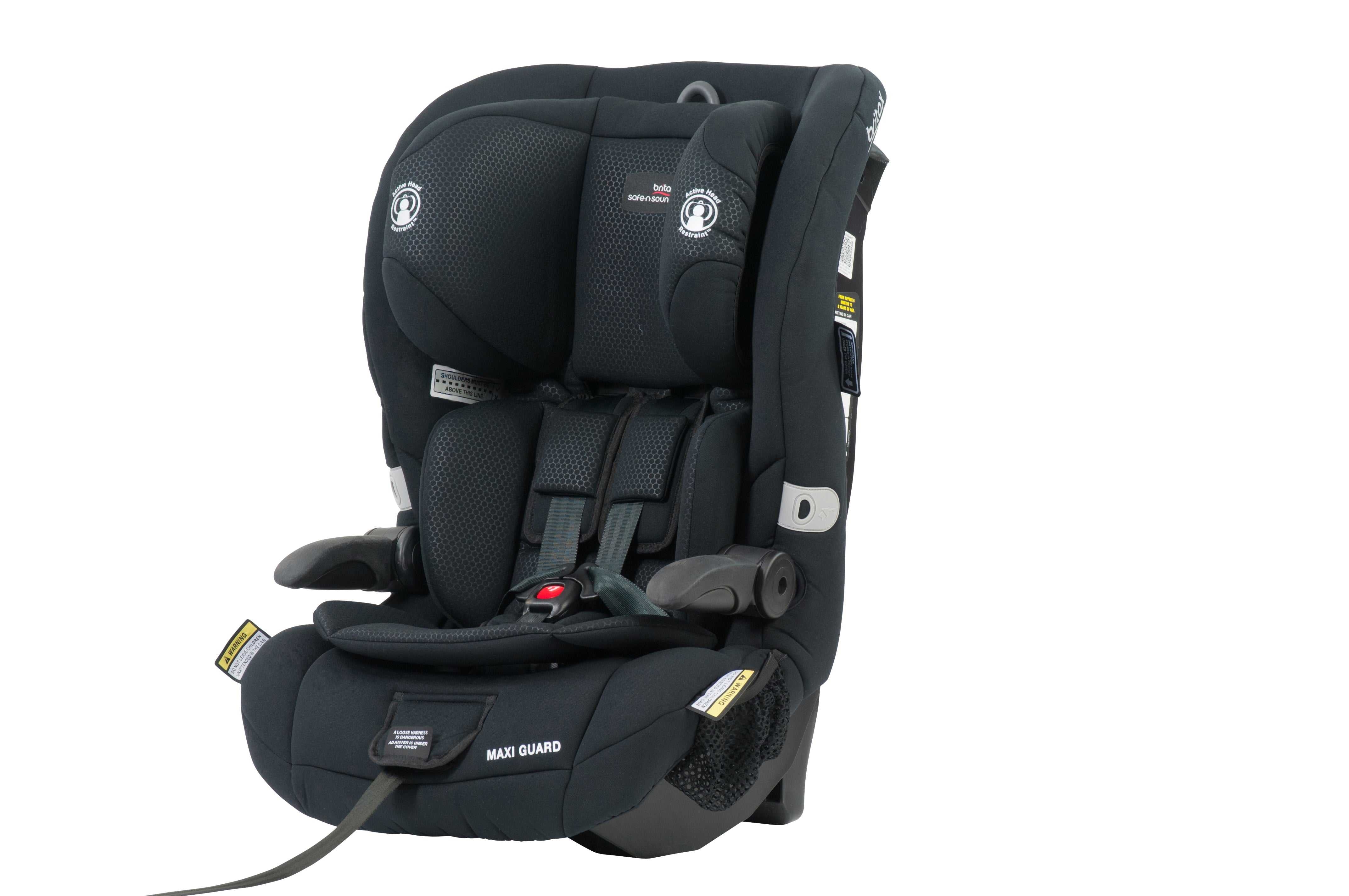 Black child car seat Britax Safe-n-Sound Maxi Guard with easy adjust headrest