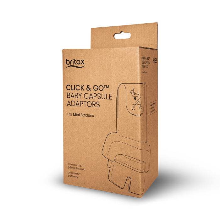 Britax Mini baby capsule adaptors box for easy attachment to baby strollers