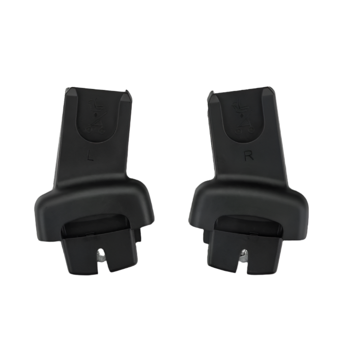 Black Britax Mini baby capsule adaptors for Maxi-Cosi Mico car seats