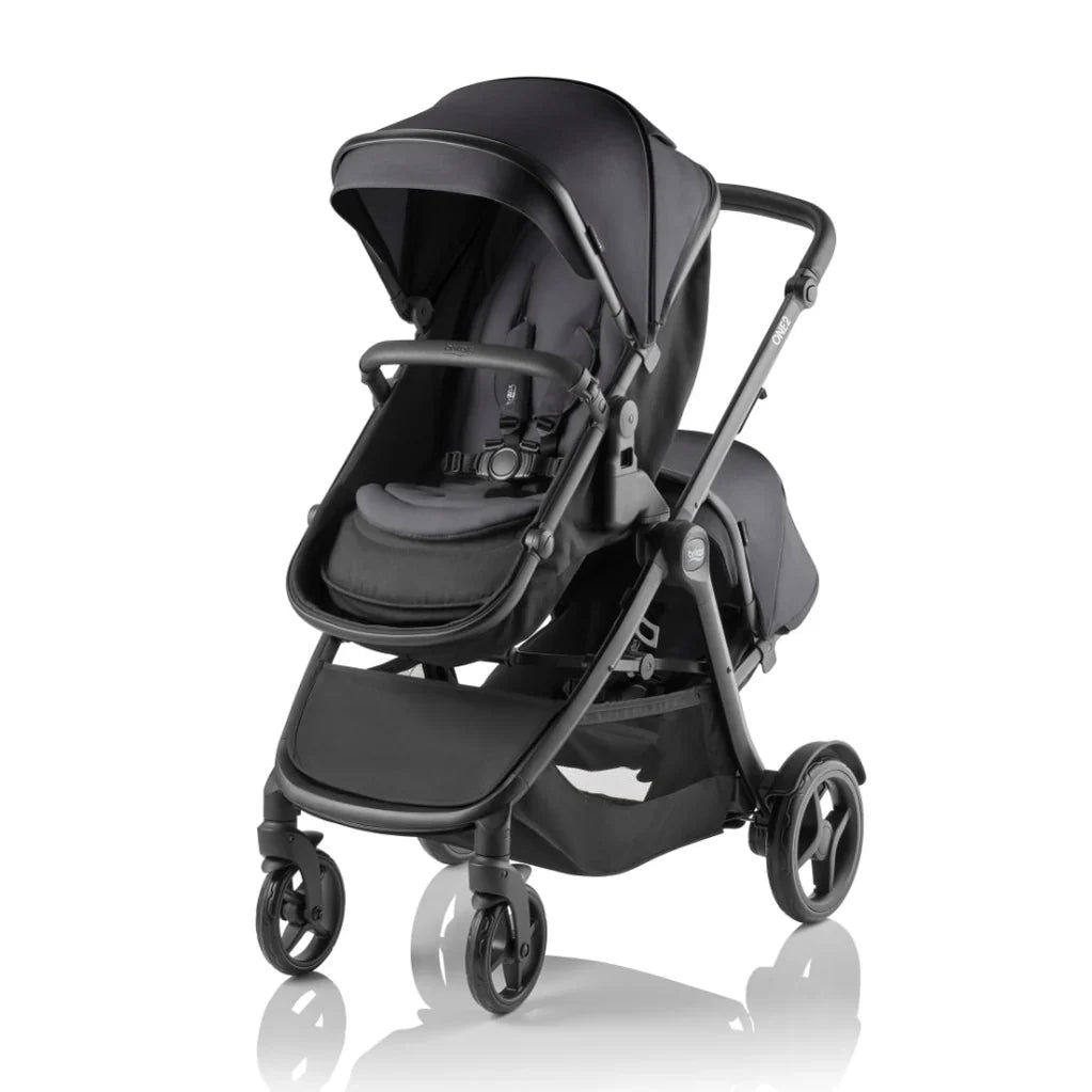 Black double stroller Britax One2 Stroller tandem stroller baby capsule for kids