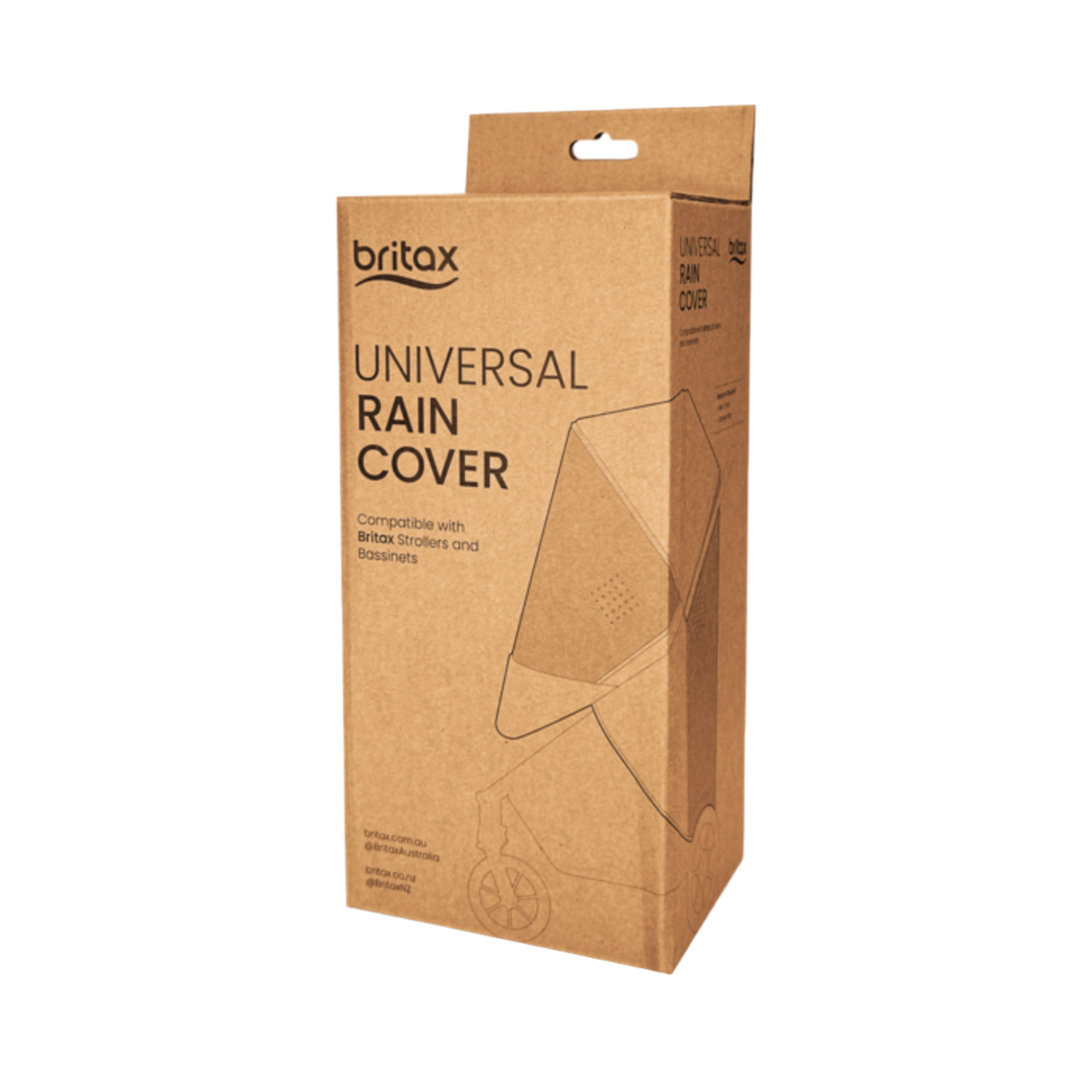 Britax Universal Rain Cover box for premium stroller rain protection
