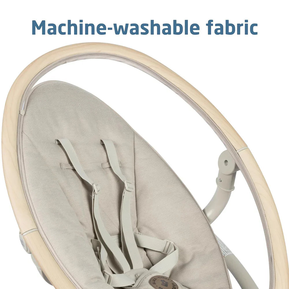 Baby swing with harness in beige, perfect for cassia swing odyssey and baby strollers