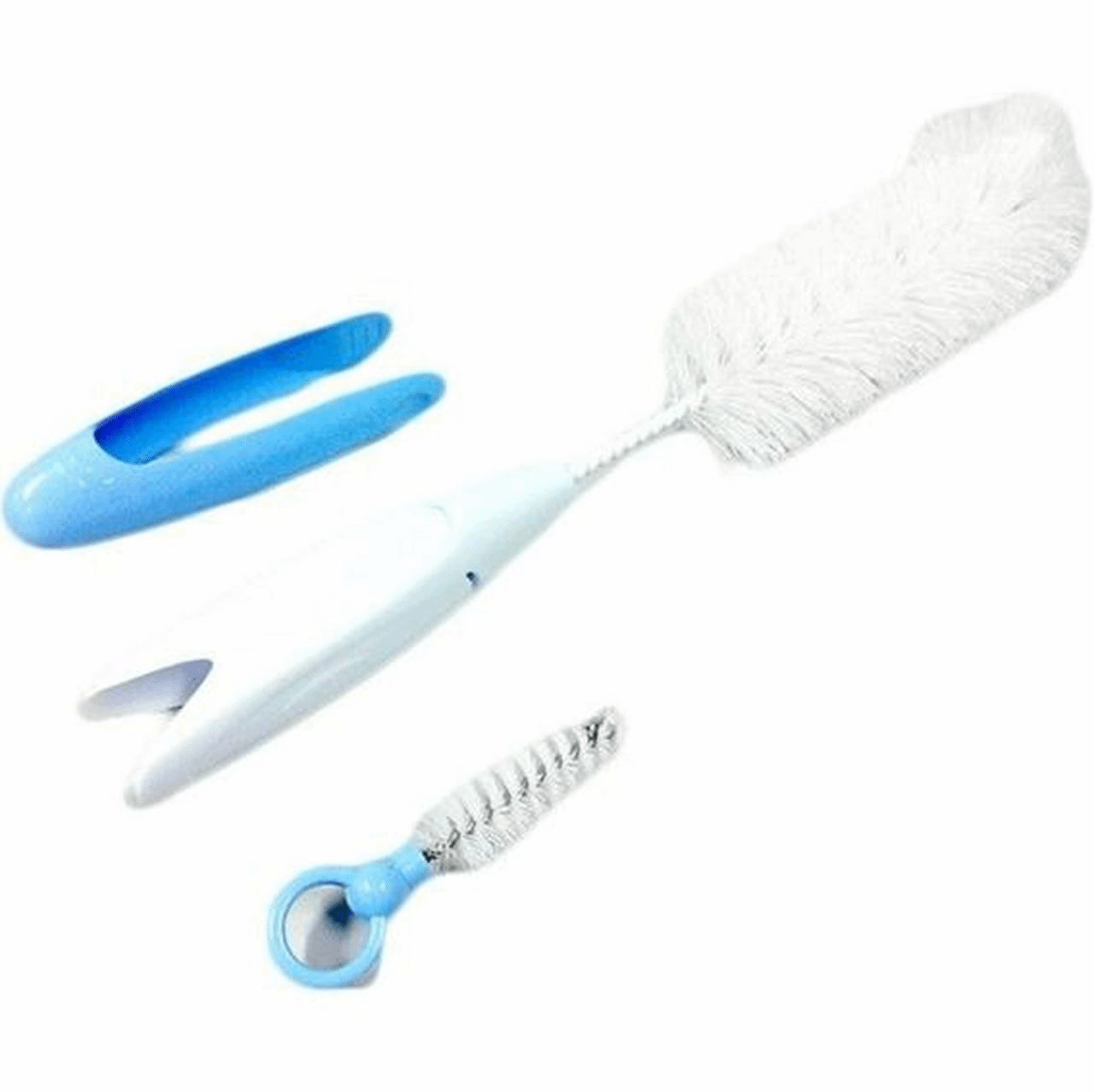 Chicco Newborn Starter Set Natural Feeding with baby bottle cleaning set for easy care