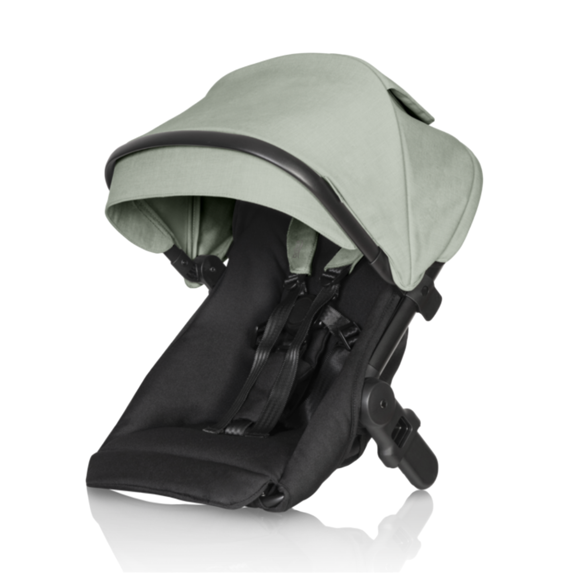 Convertible stroller seat with canopy from Britax One2 Second Seat, perfect for baby romper eva fans