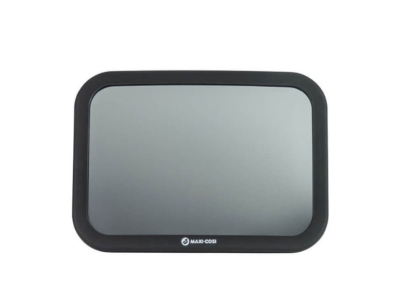 Rectangular Maxi Cosi Deluxe Baby Car Seat Mirror with rounded corners for easy viewing
