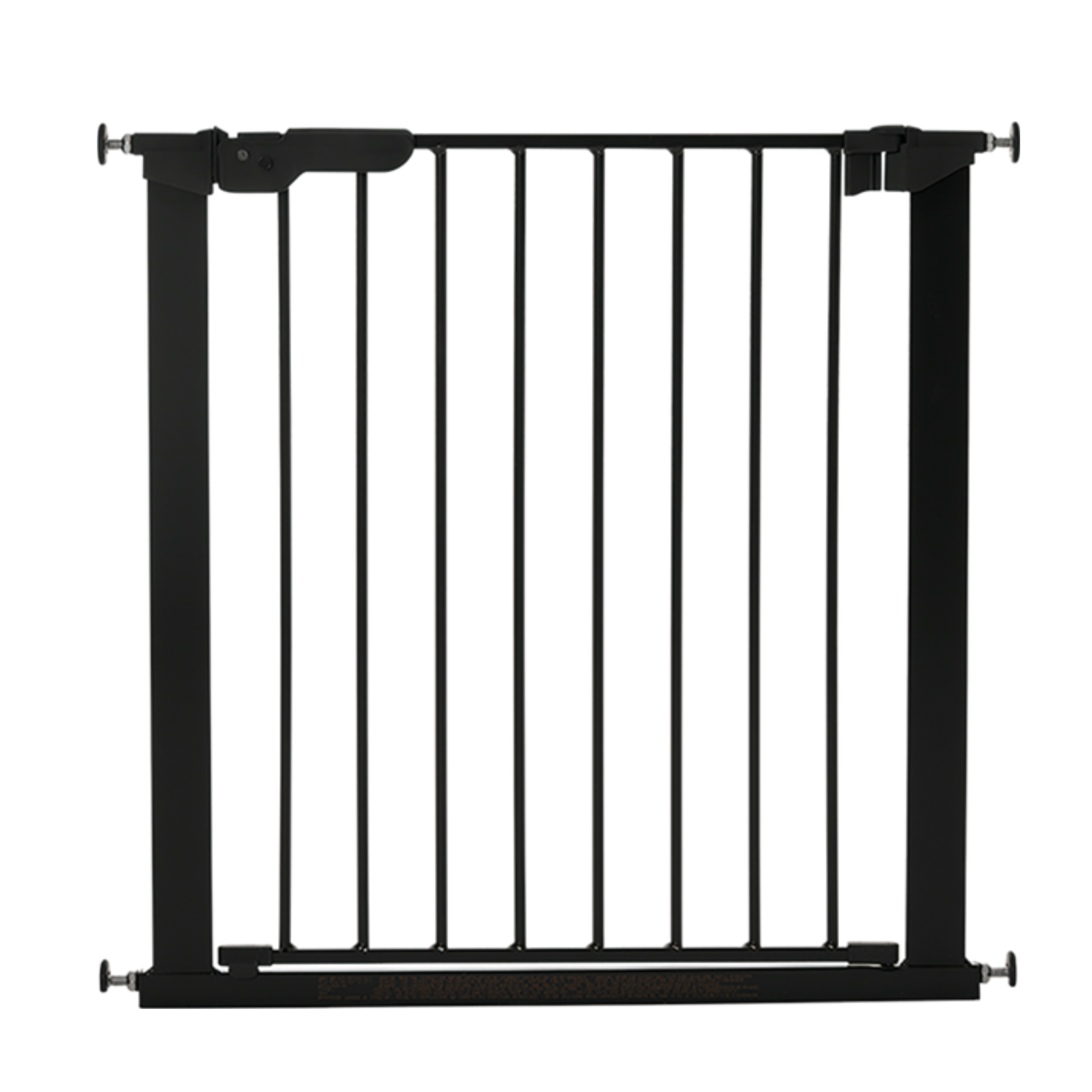 DogSpace Lassie pet gate safety barrier for baby strollers and dogs in black