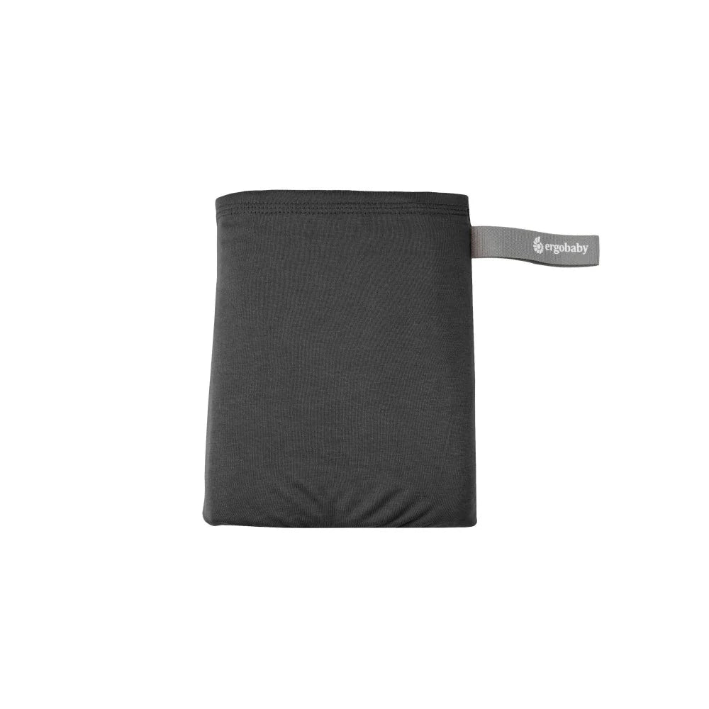 Gray fabric storage bag for Ergobaby Aura Wrap, perfect for toshi baby romper and baby strollers