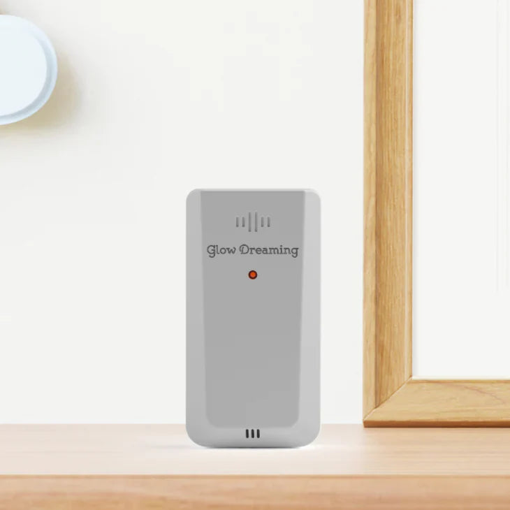 Gray glow room sensor device for Toshi Baby Glow Dreaming Add-on setup