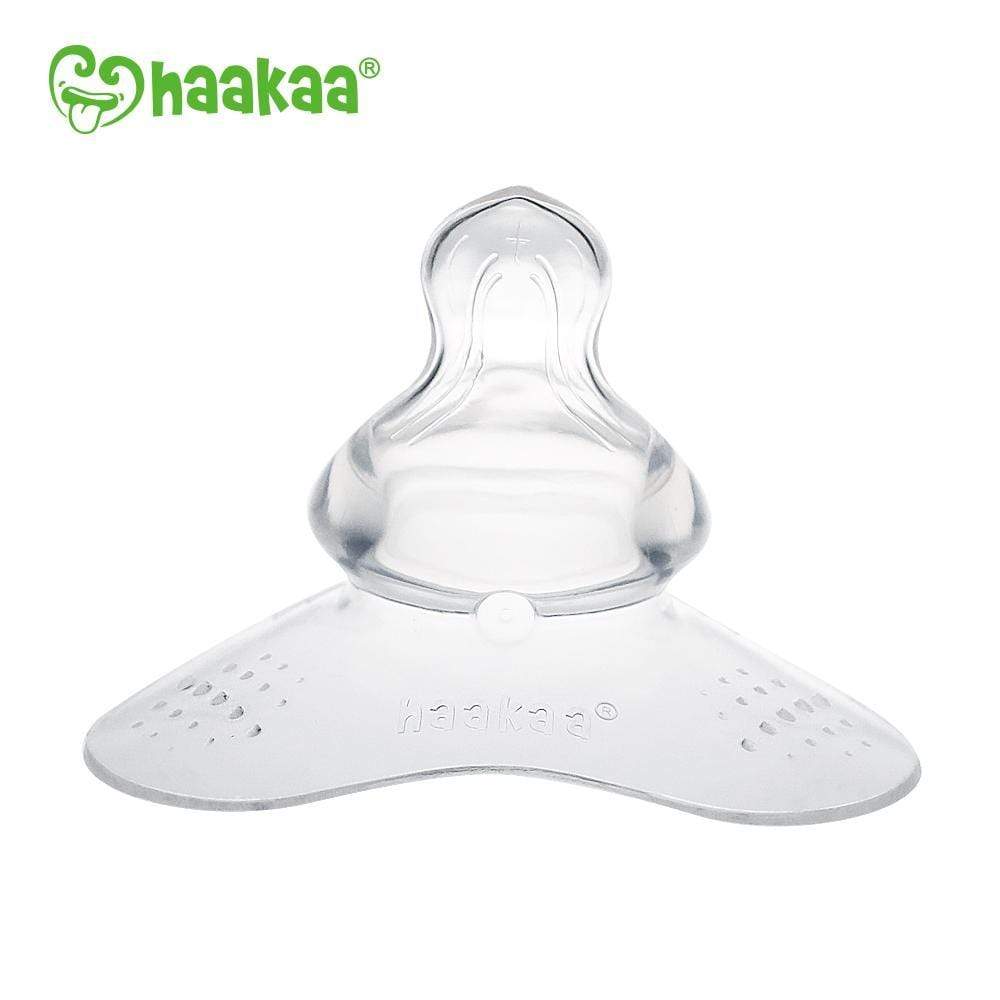 Clear silicone haakaa breastfeeding nipple shield for hands-free breastfeeding experience