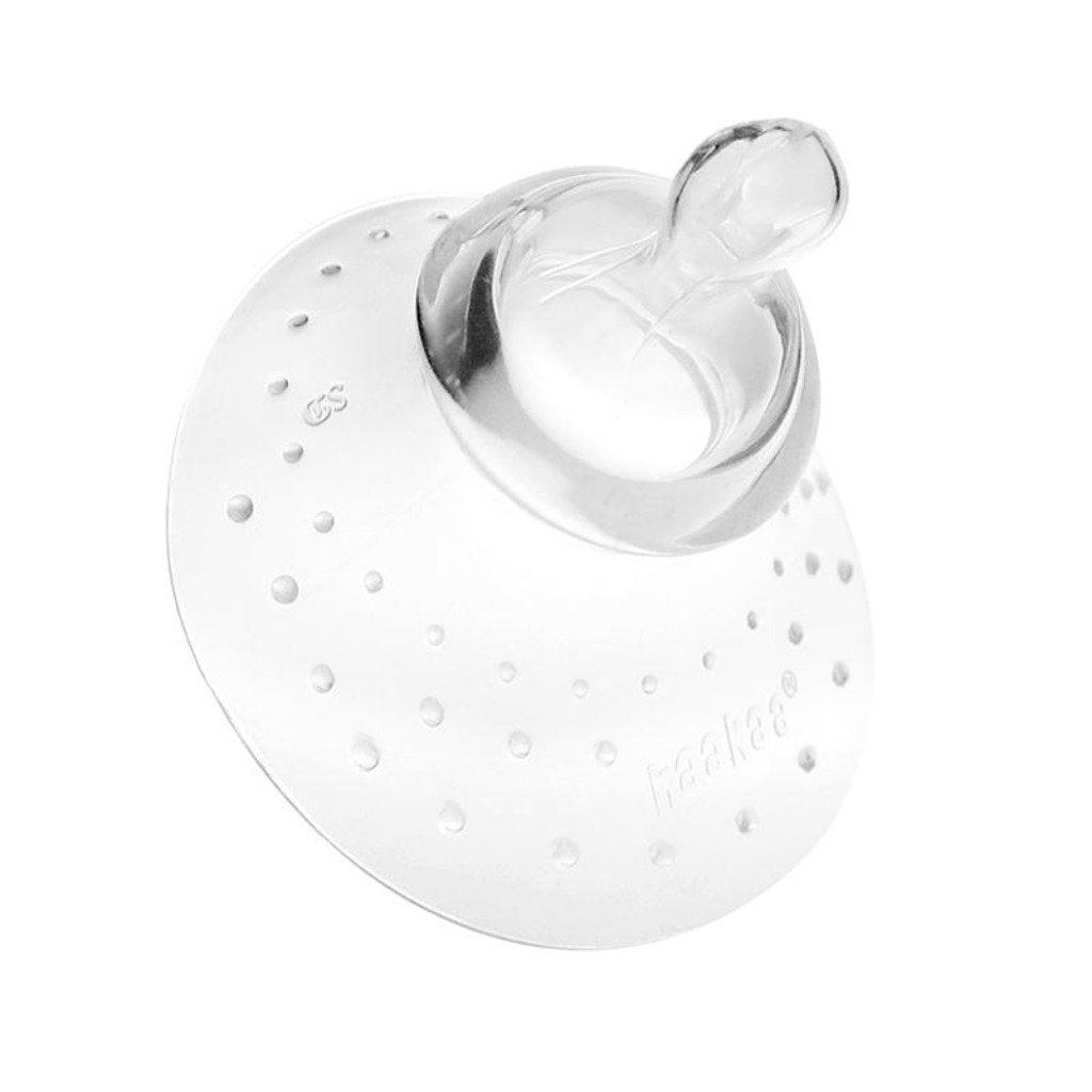 Clear silicone nipple shield for haakaa breastfeeding and hands-free baby strollers comfort